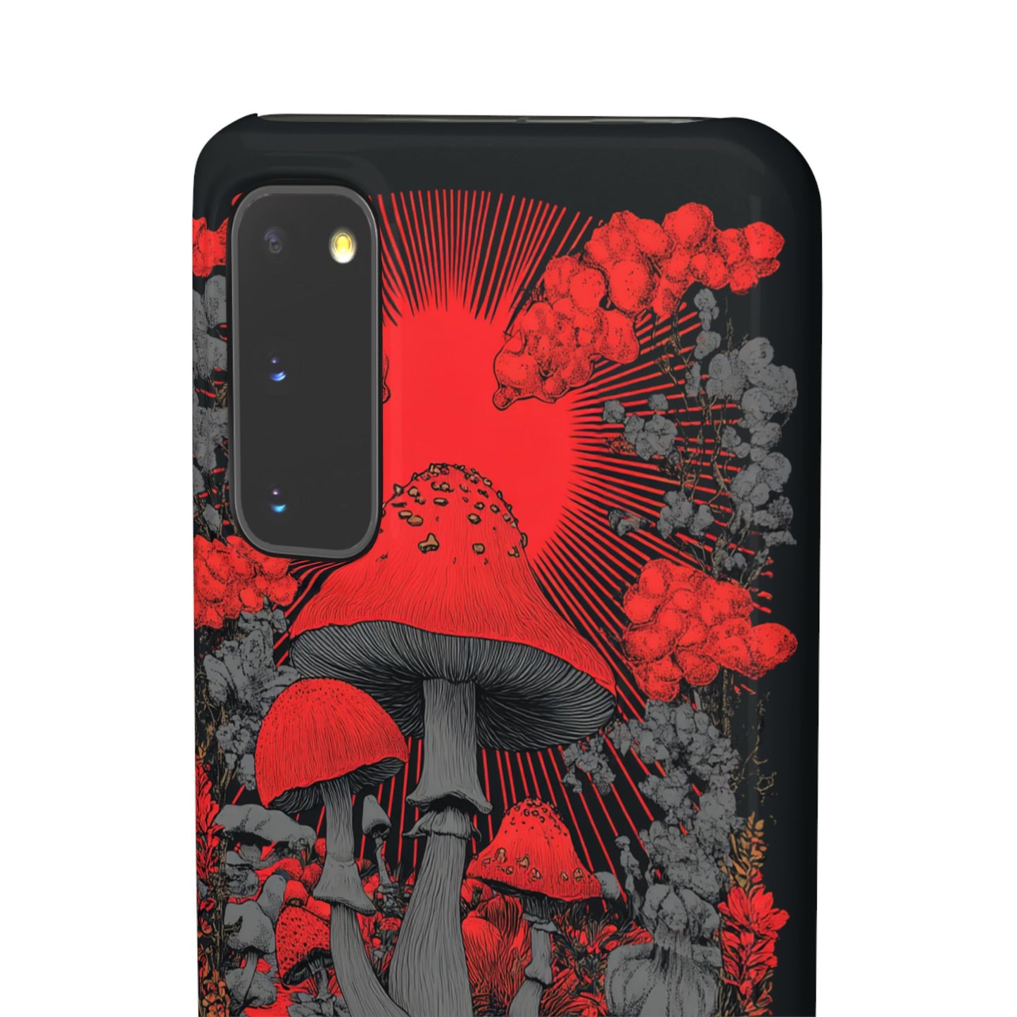 Fantasy Mushroom Snap Case Custom Phone Cover for iPhone and Samsung Mate and Glossy Avvialable