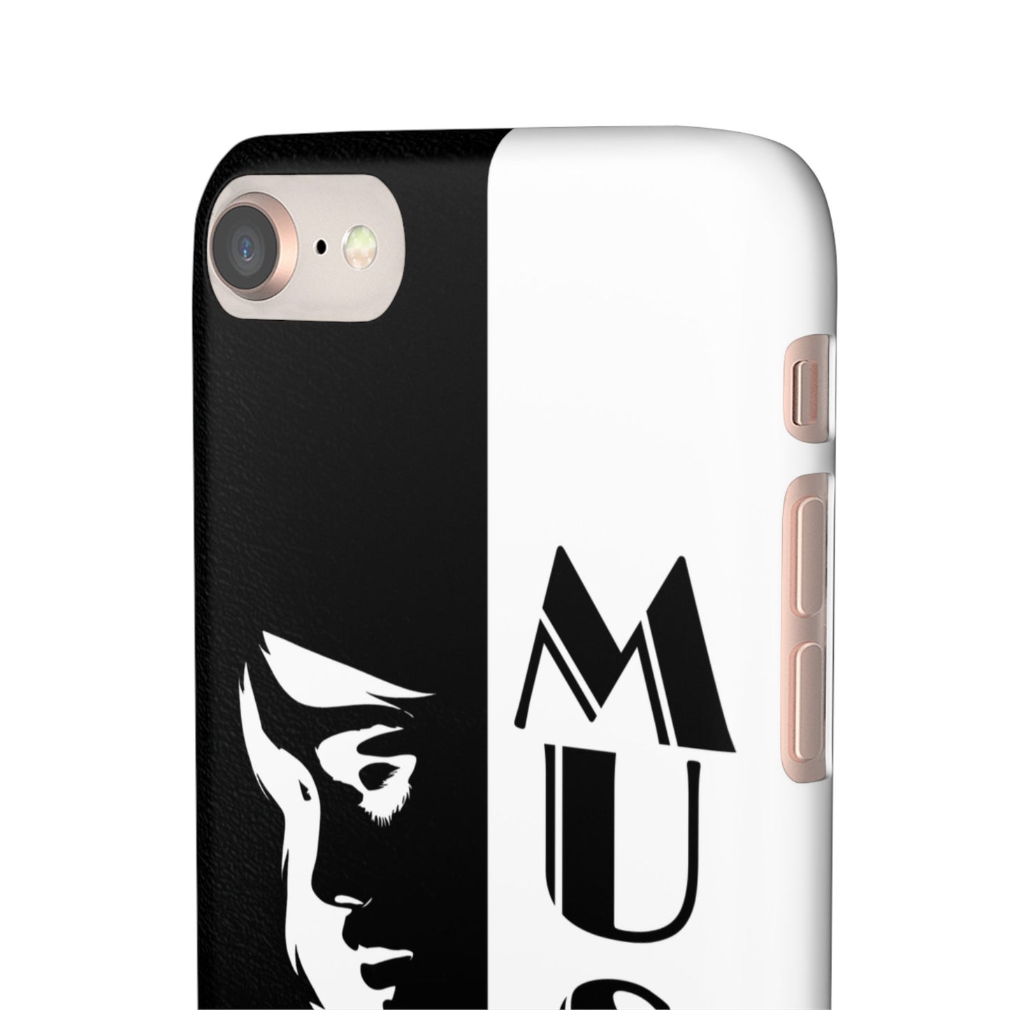 Black And White Bold Muse Snap Case Cover for iPhone and Samsung