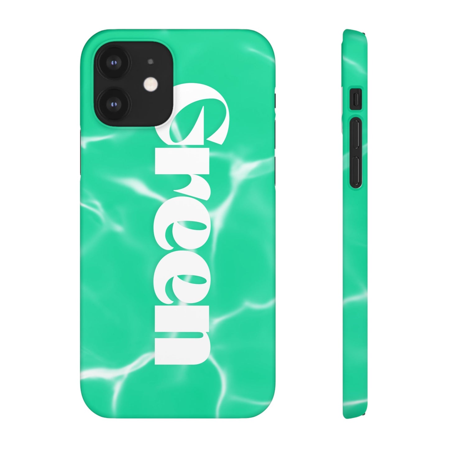 Aqua Pool Vibe Snap Case, Tropical Phone Cover, Summer Accessory, Trendy Gift for Friends, Beach Lover's Essential