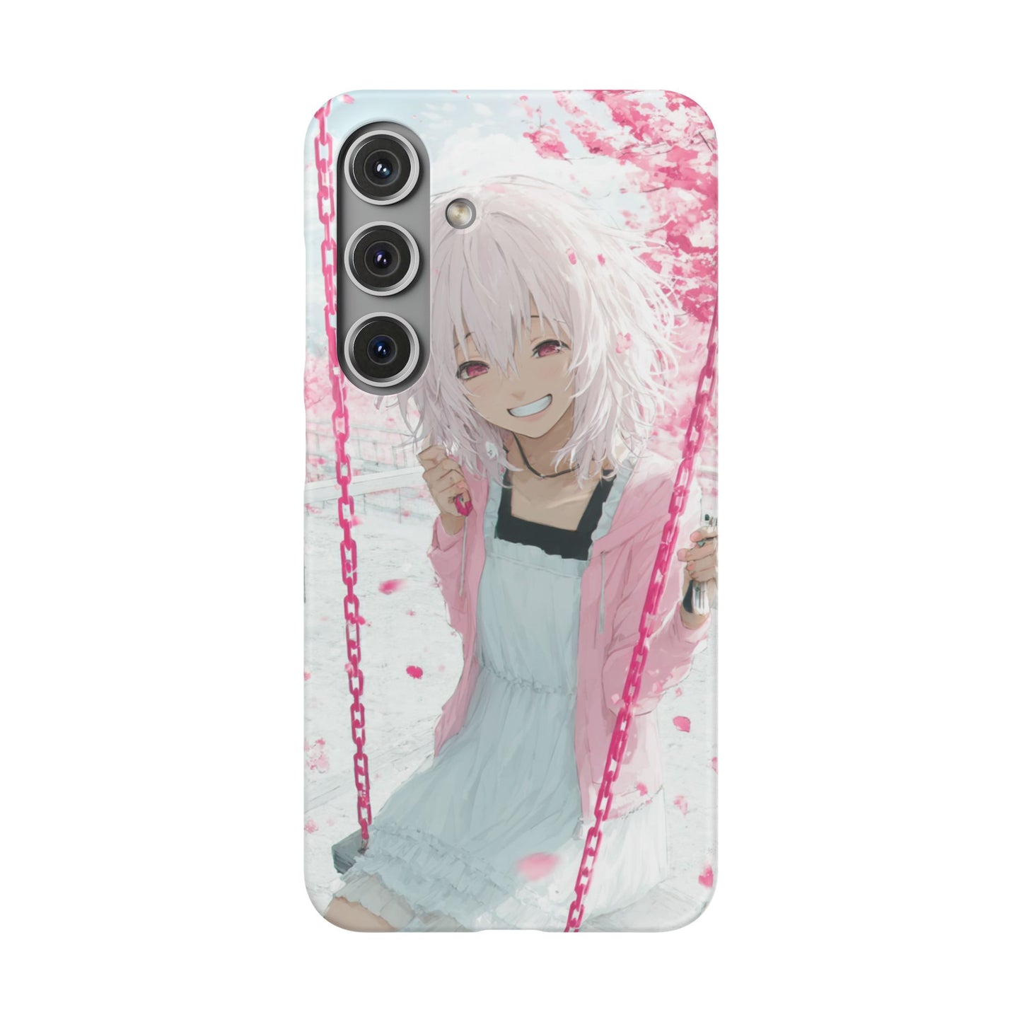 Anime Character Snap Cases for Phone, Cute Aesthetic Phone Cover, Gifts for Otaku, Floral Design, Unique Phone Cases