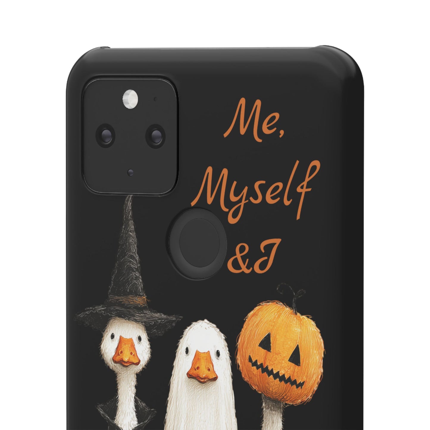 Halloween Goose Snap Case, Funny Goose Phone Case, Fall Accessories, Cute Halloween Gift, Me Myself & I Design