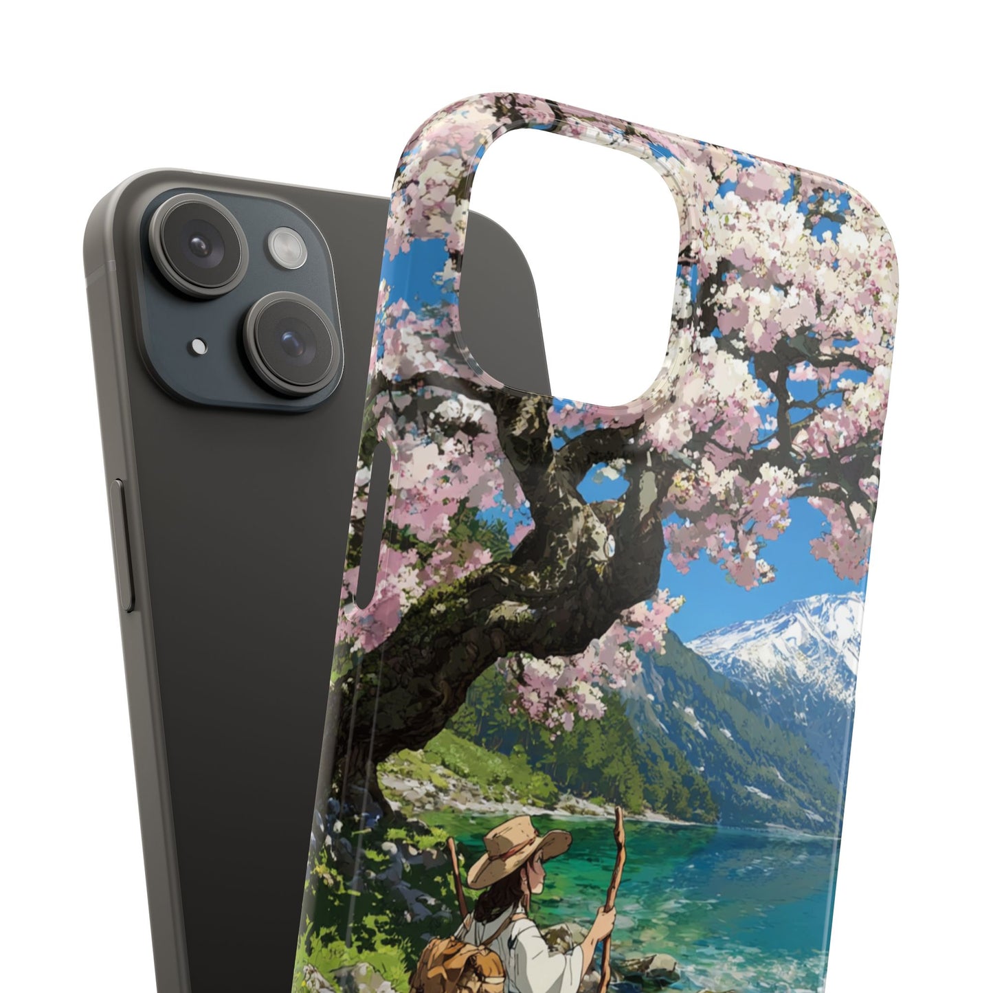 Nature-Inspired Snap Cases for Phone Protection, Floral Phone Covers, Cherry Blossom Aesthetic, Gifts for Nature Lovers, Spring Accessories