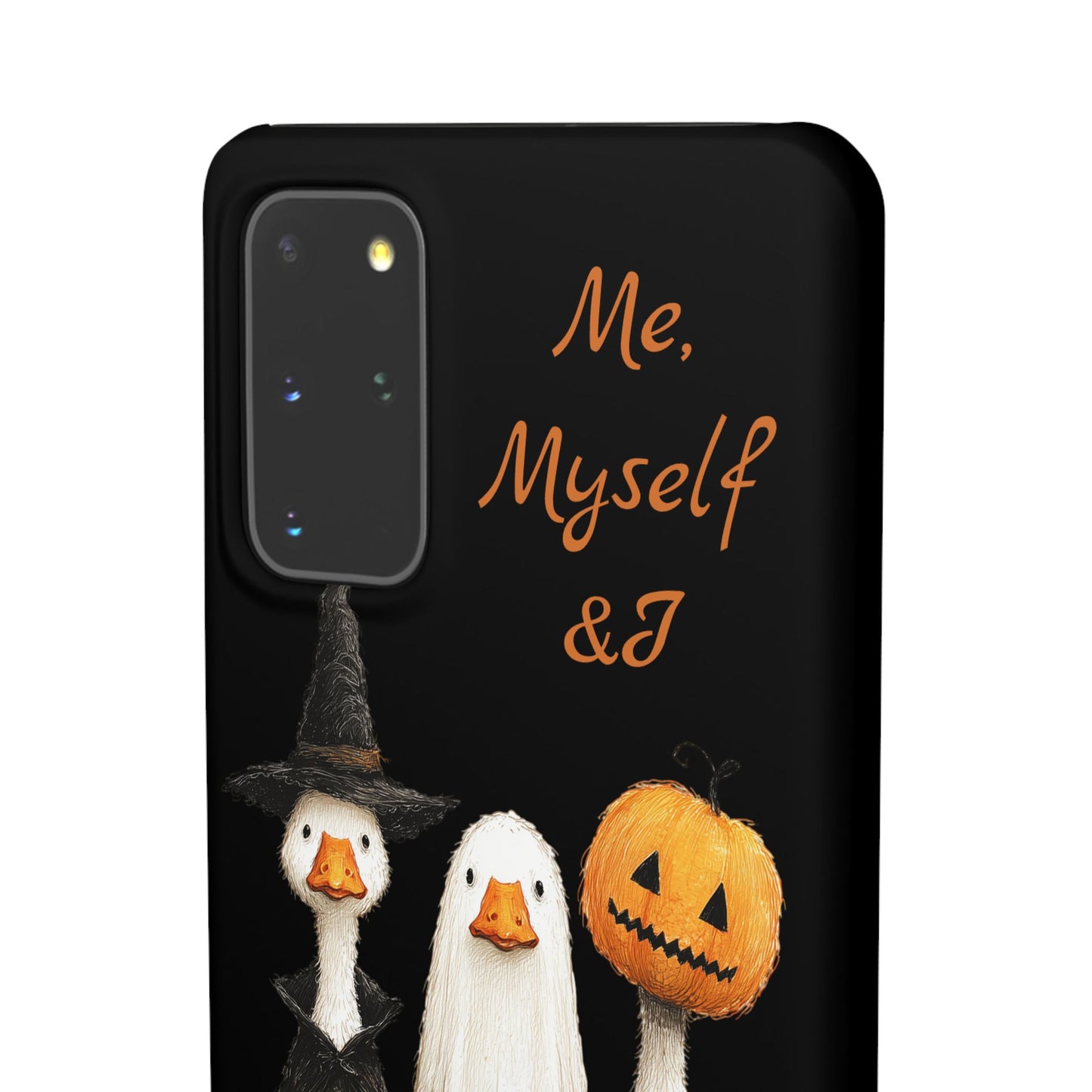 Halloween Goose Snap Case, Funny Goose Phone Case, Fall Accessories, Cute Halloween Gift, Me Myself & I Design