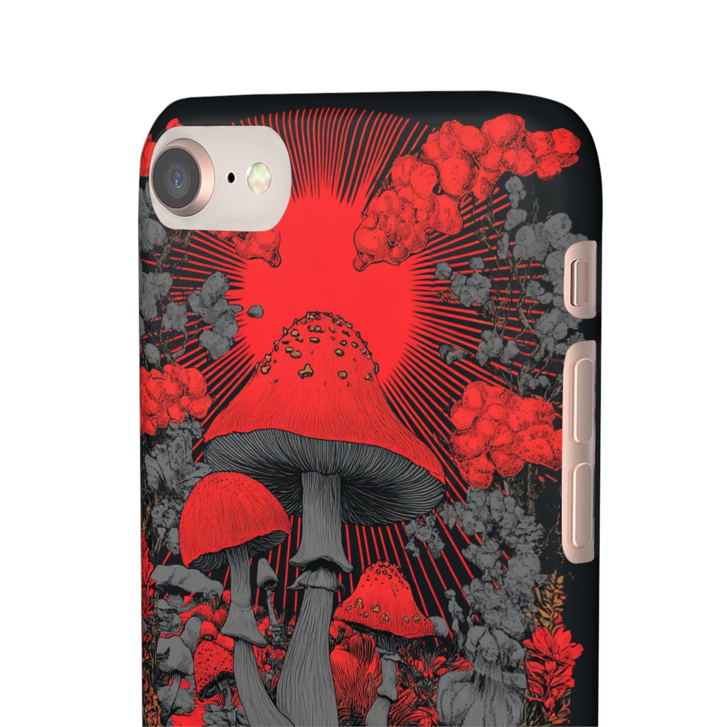 Fantasy Mushroom Snap Case Custom Phone Cover for iPhone and Samsung Mate and Glossy Avvialable