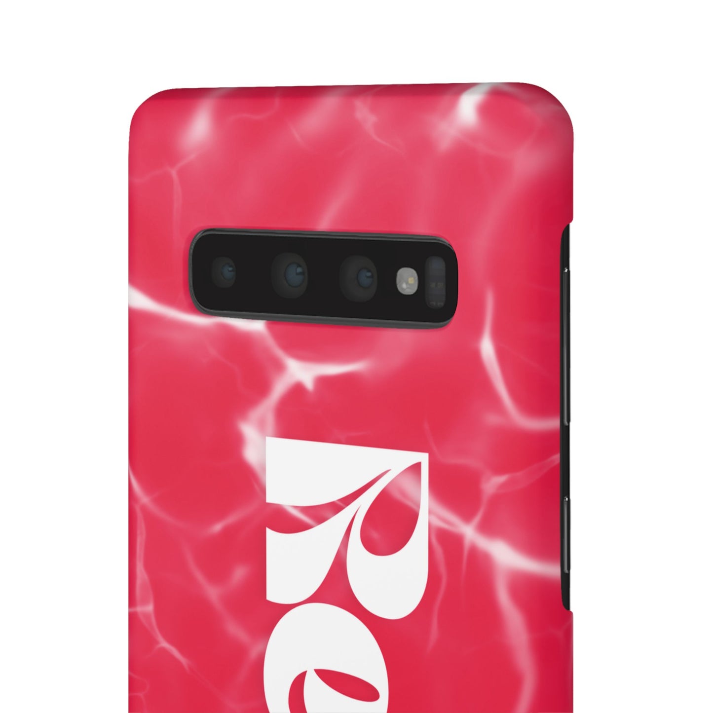 Vibrant Red Snap Case for iPhone, Trendy Phone Cover, Gift for Her, Summer Accessory, Stylish Tech Protection
