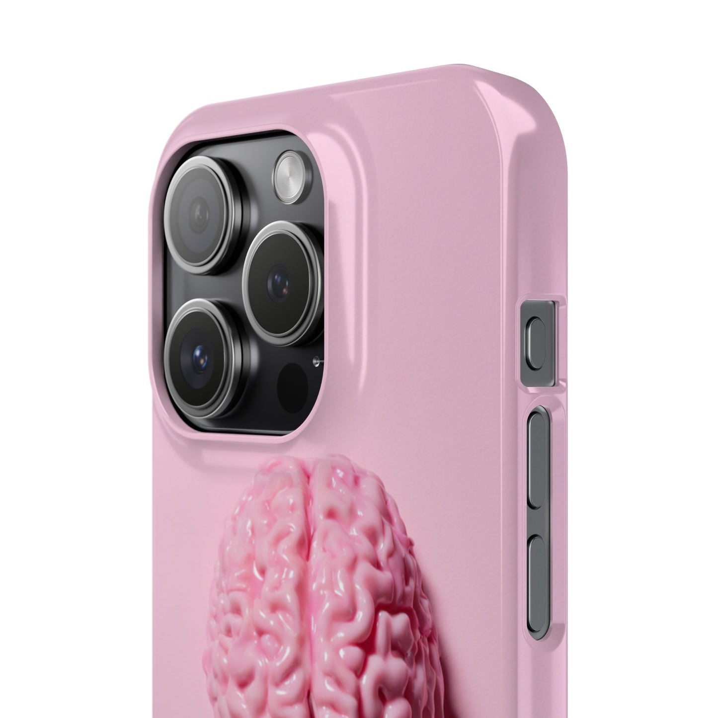 Slim Cases, Brain Design Phone Case With Card Holder, Cute Tech Accessory, Unique Gift for Students, Stylish Phone Protection, Valentine's