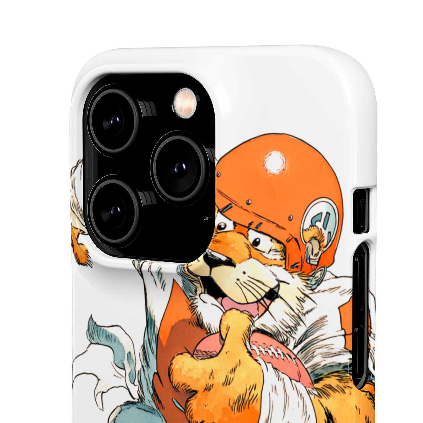 Cincinnati Bengals Snap Cases, Football Fans Phone Case, Tiger Cartoon Art Design, Football Lover Gift, Protective Phone Cover