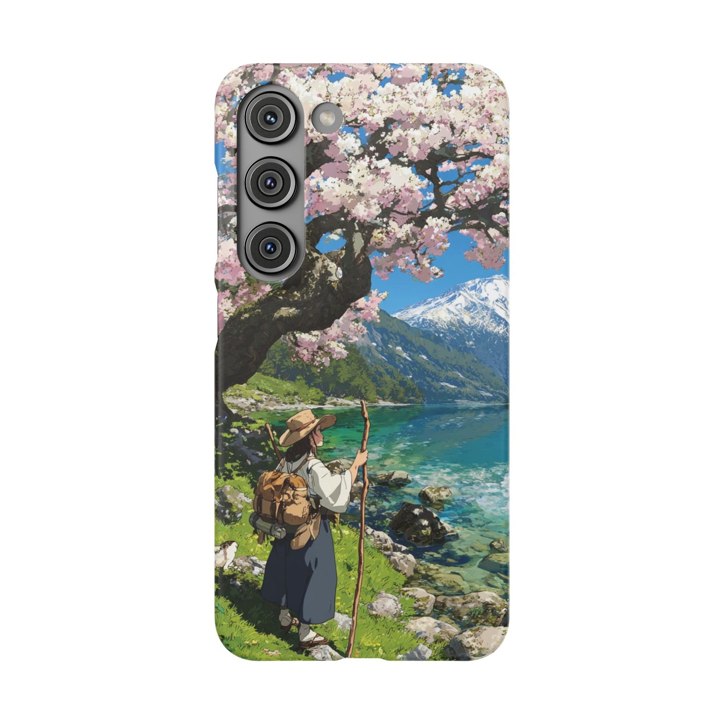 Nature-Inspired Snap Cases for Phone Protection, Floral Phone Covers, Cherry Blossom Aesthetic, Gifts for Nature Lovers, Spring Accessories