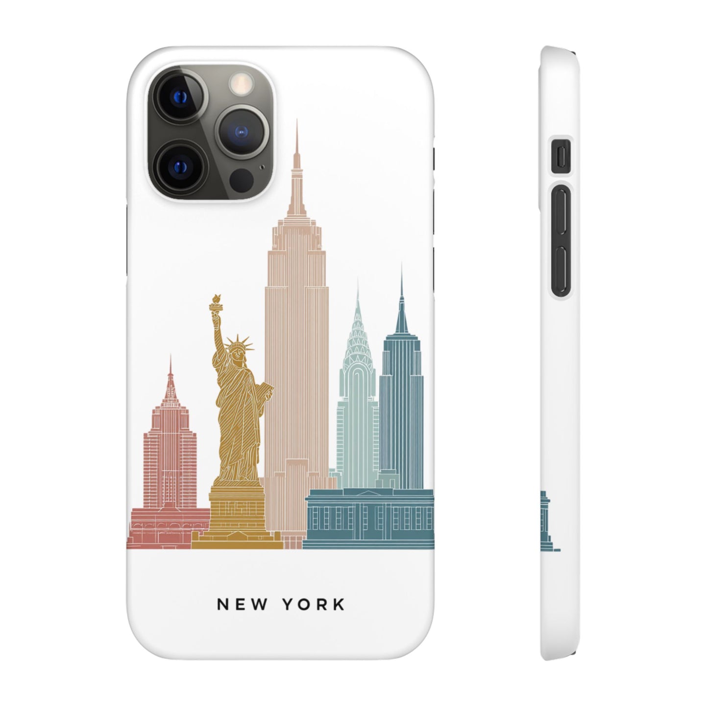 Stylish New York Snap Case, Urban Phone Cover, Cityscape Phone Case, Gift for Travelers, Trendy Protective Case