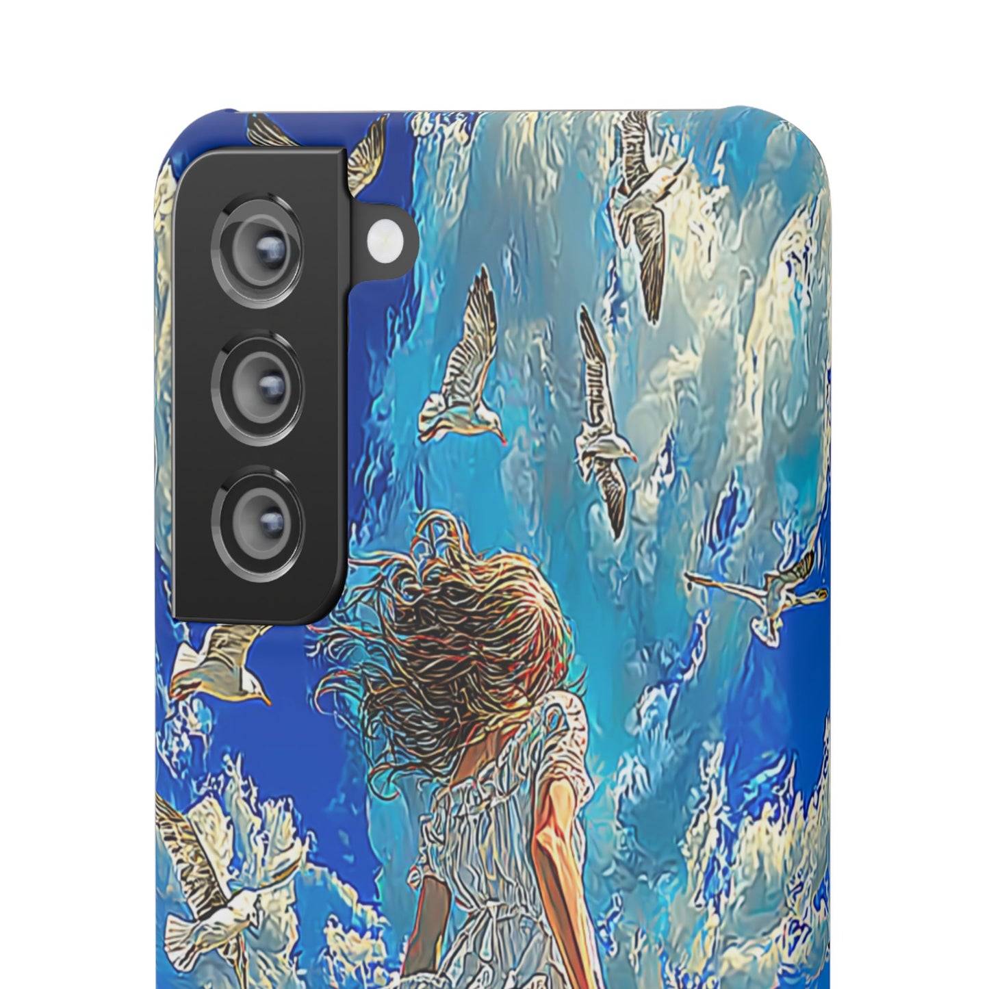 Dreamy Seaside Snap Case, Ocean Waves Phone Cover, Summer Vibe Gift, Cute Aesthetic Accessory, Beach Lover Case