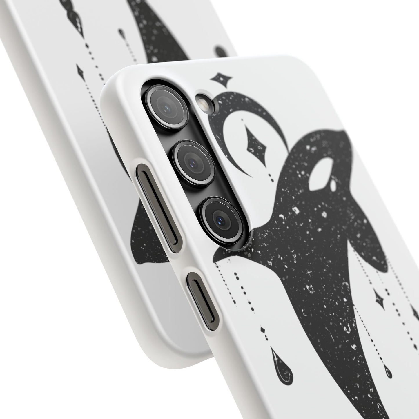 Celestial Orca Snap Case | Phone Cover, Whale Lover Gift, Cosmic Decor, Unique Art, Ocean Vibe
