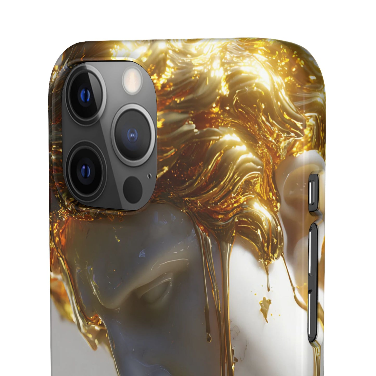 Gold Goddess Art Snap Case, Artistic Phone Cover, Unique Phone Accessory, Gift for Art Lovers, Stylish Protection