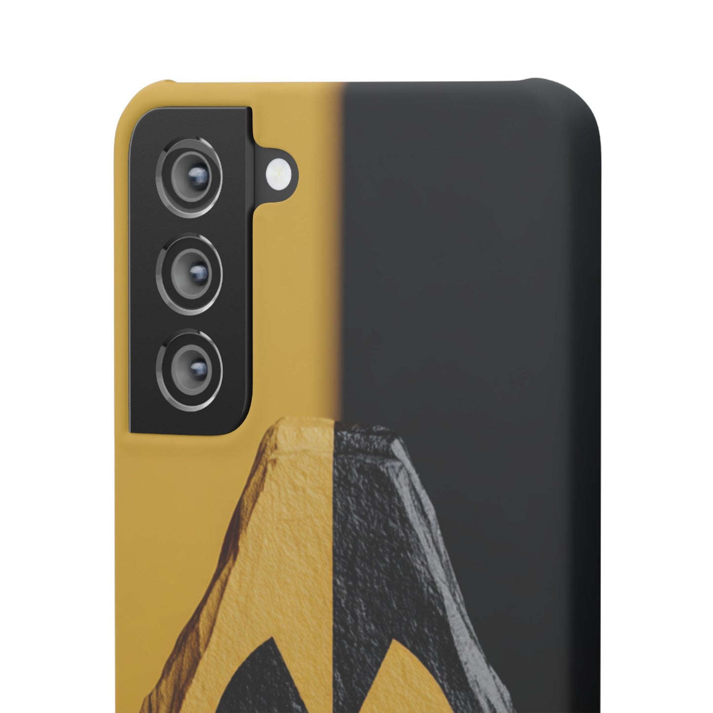 Bold Graphic Snap Case, Radiation Symbol Phone Cover, Trendy Phone Accessory, Unique Gift for Tech Lovers, Stylish Mobile Case