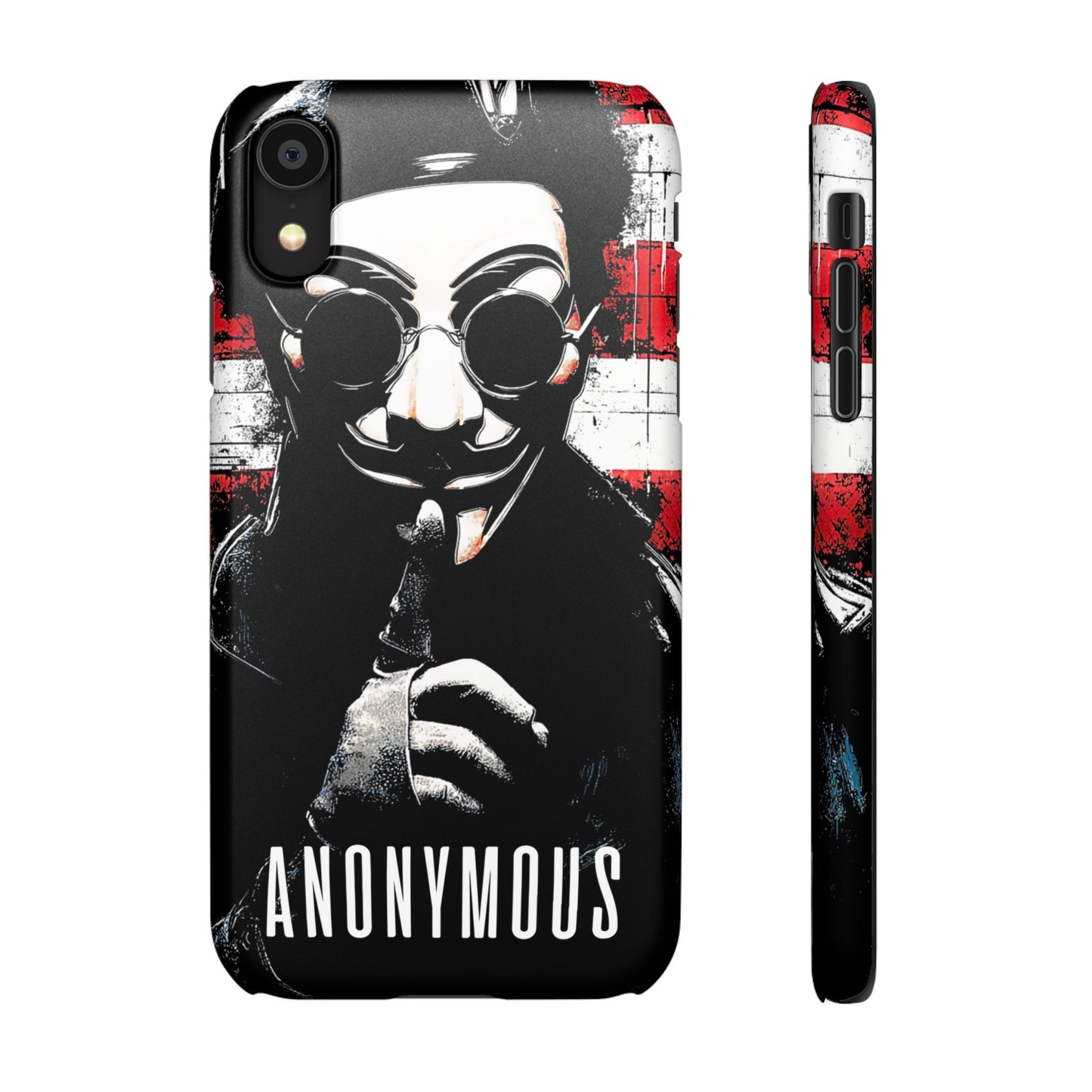 Anonimous & Guy Fawkes Art Snap Case and Protective Phone Cover For iPhone and Samsung