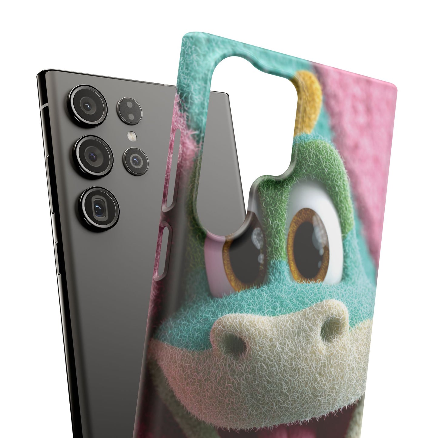 Fun Dino Snap Case for Kids | Cute Phone Cover | Colorful Mobile Accessory | Birthday Gift | Child's Tech Style