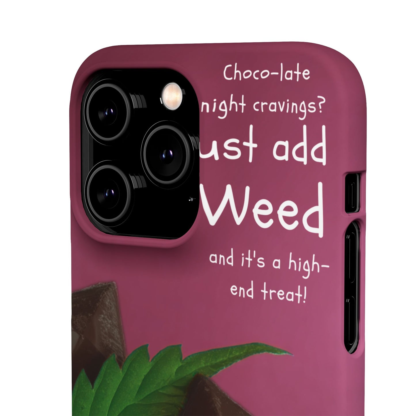 High-End Treat Snap Cases for Weed Enthusiasts Iphone and Samsung Phone Cover
