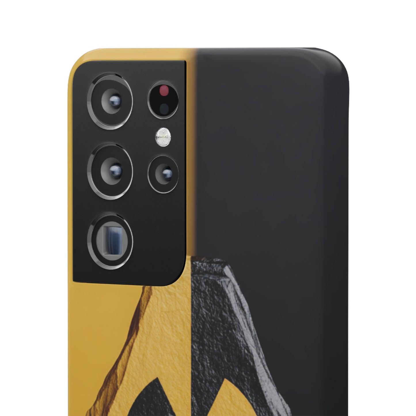 Bold Graphic Snap Case, Radiation Symbol Phone Cover, Trendy Phone Accessory, Unique Gift for Tech Lovers, Stylish Mobile Case