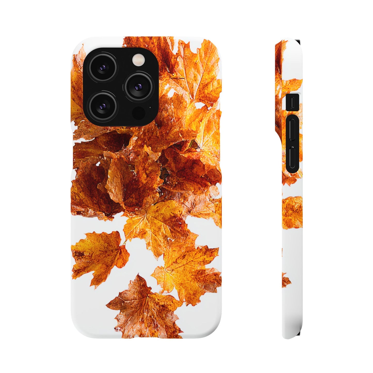 Autumn Leaf Phone Case | Fall Snap Cases, Phone Accessories, Nature Lover Gift, Seasonal Decor, Cozy Fall Vibes