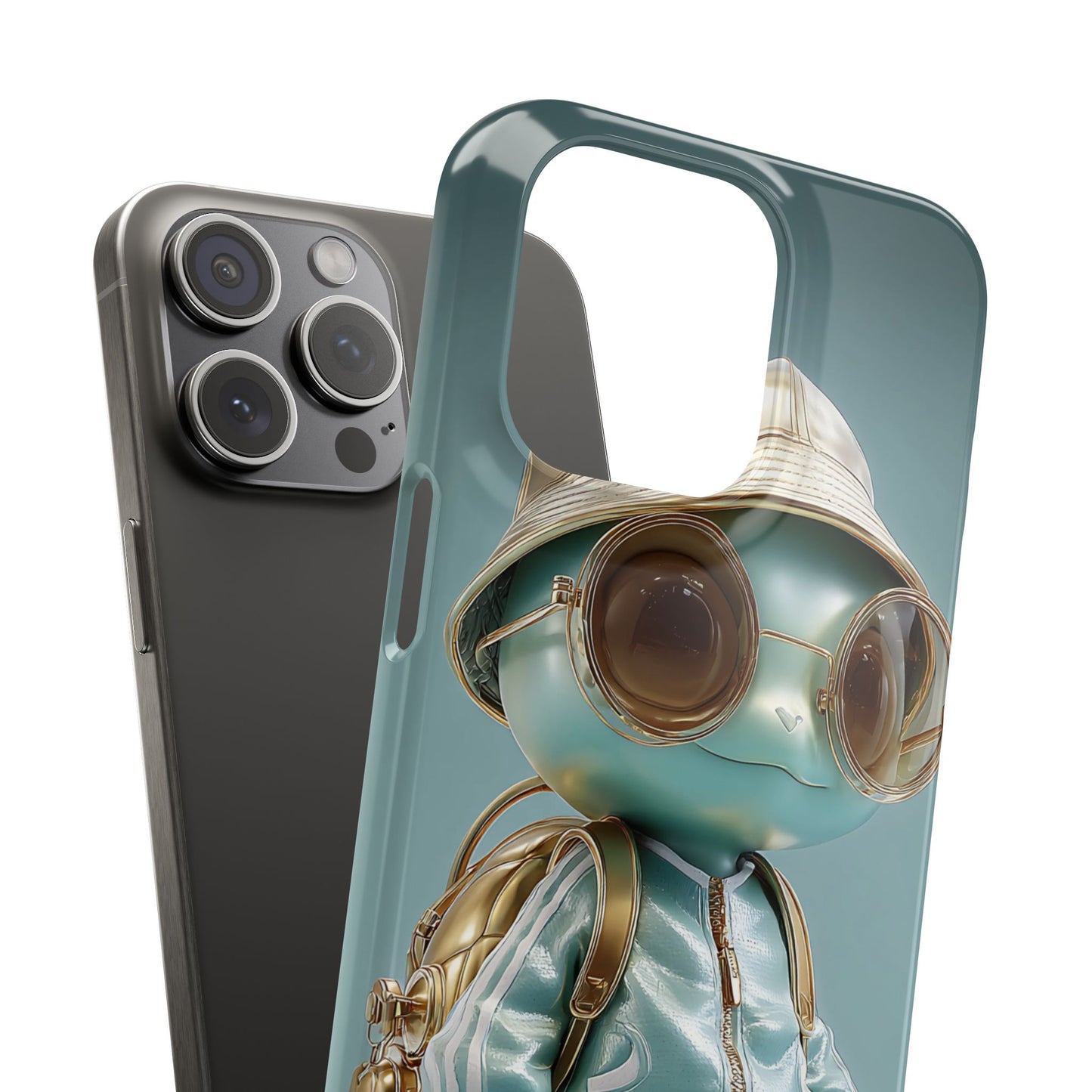Trendy Character Snap Case for Phone, Cute Phone Cover, Gift for Kids, Cartoon Style Gadget Accessory, Fun Phone Protection