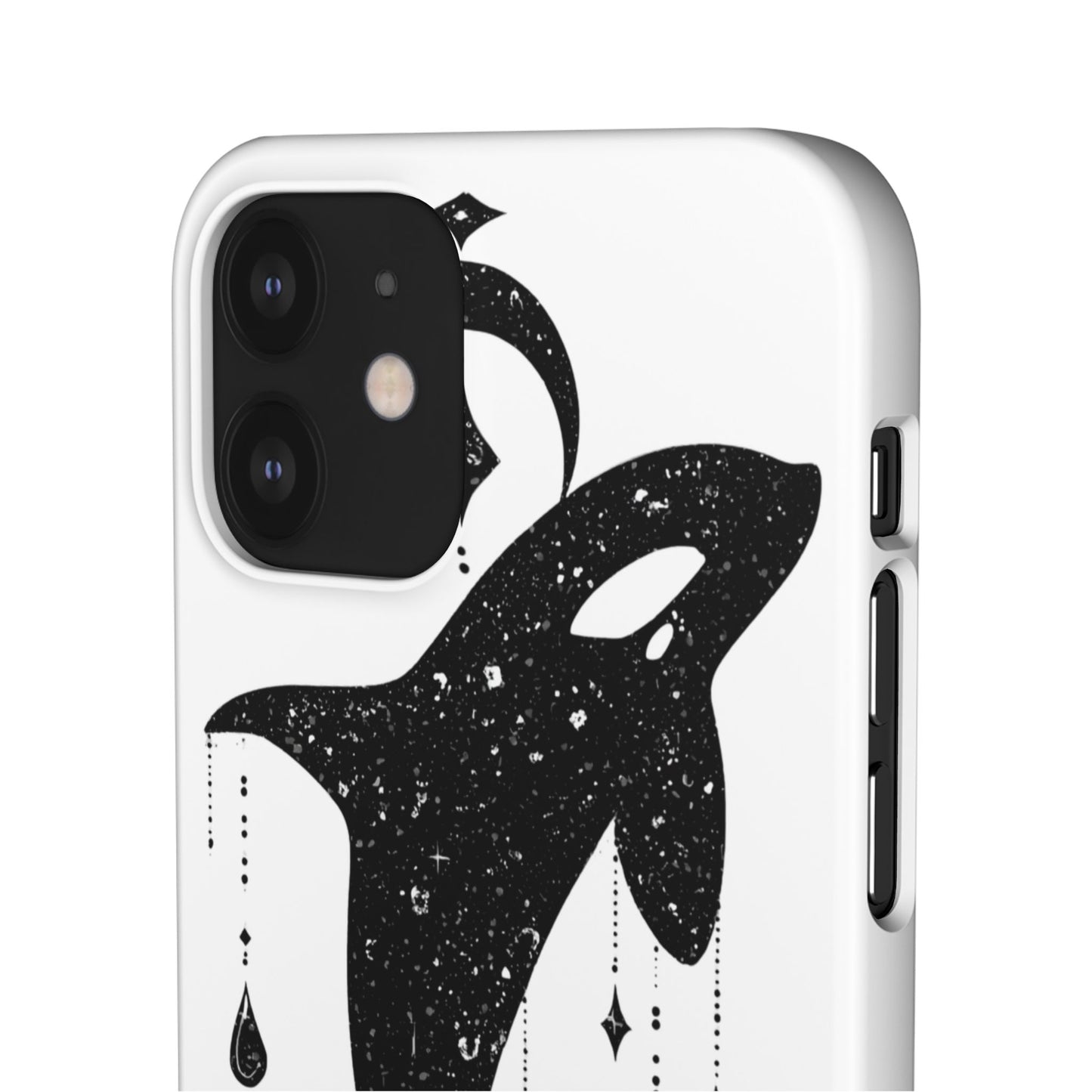 Celestial Orca Snap Case | Phone Cover, Whale Lover Gift, Cosmic Decor, Unique Art, Ocean Vibe