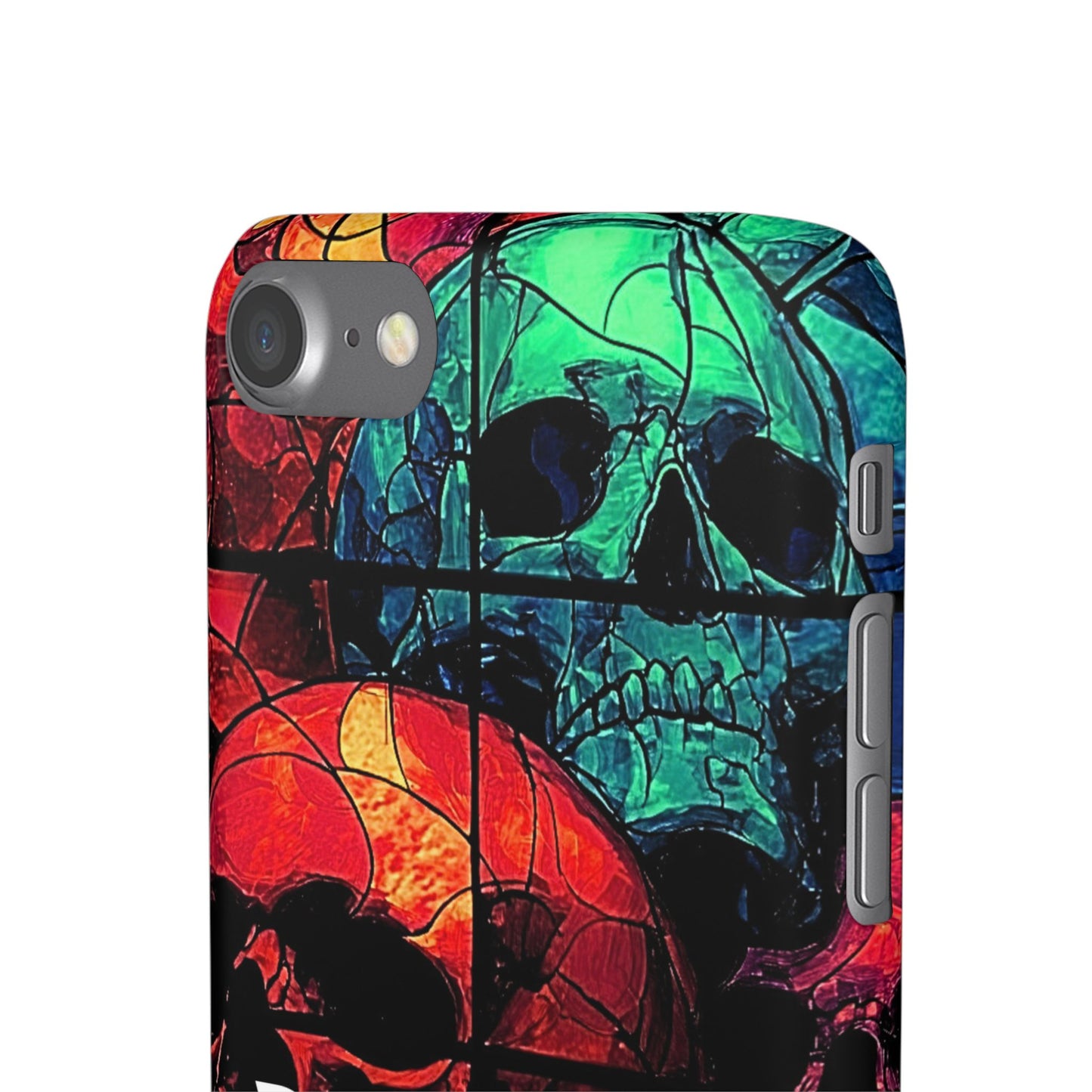Halloween Custom Requiem Skull Snap Case Phone Cover for iPhone and Samsung