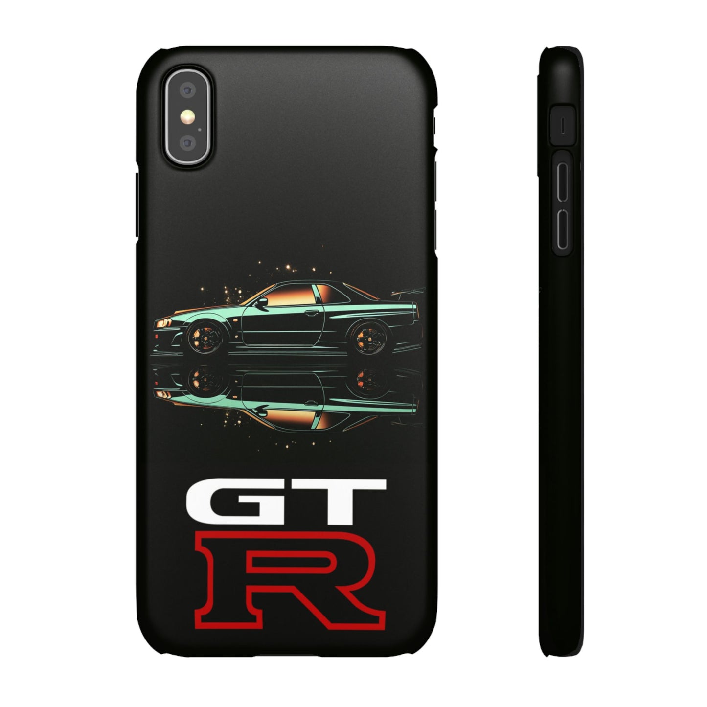 Green Skyleine R34 GTR Art Snap Case and Protective Phone Cover For iPhone and Samsung