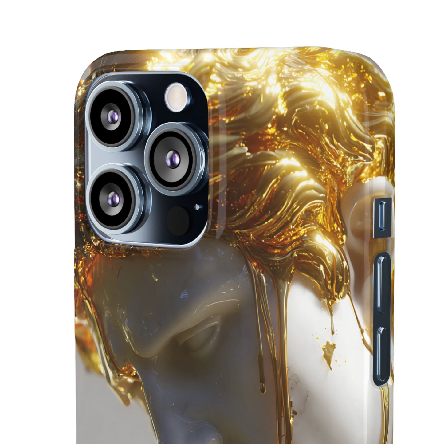 Gold Goddess Art Snap Case, Artistic Phone Cover, Unique Phone Accessory, Gift for Art Lovers, Stylish Protection
