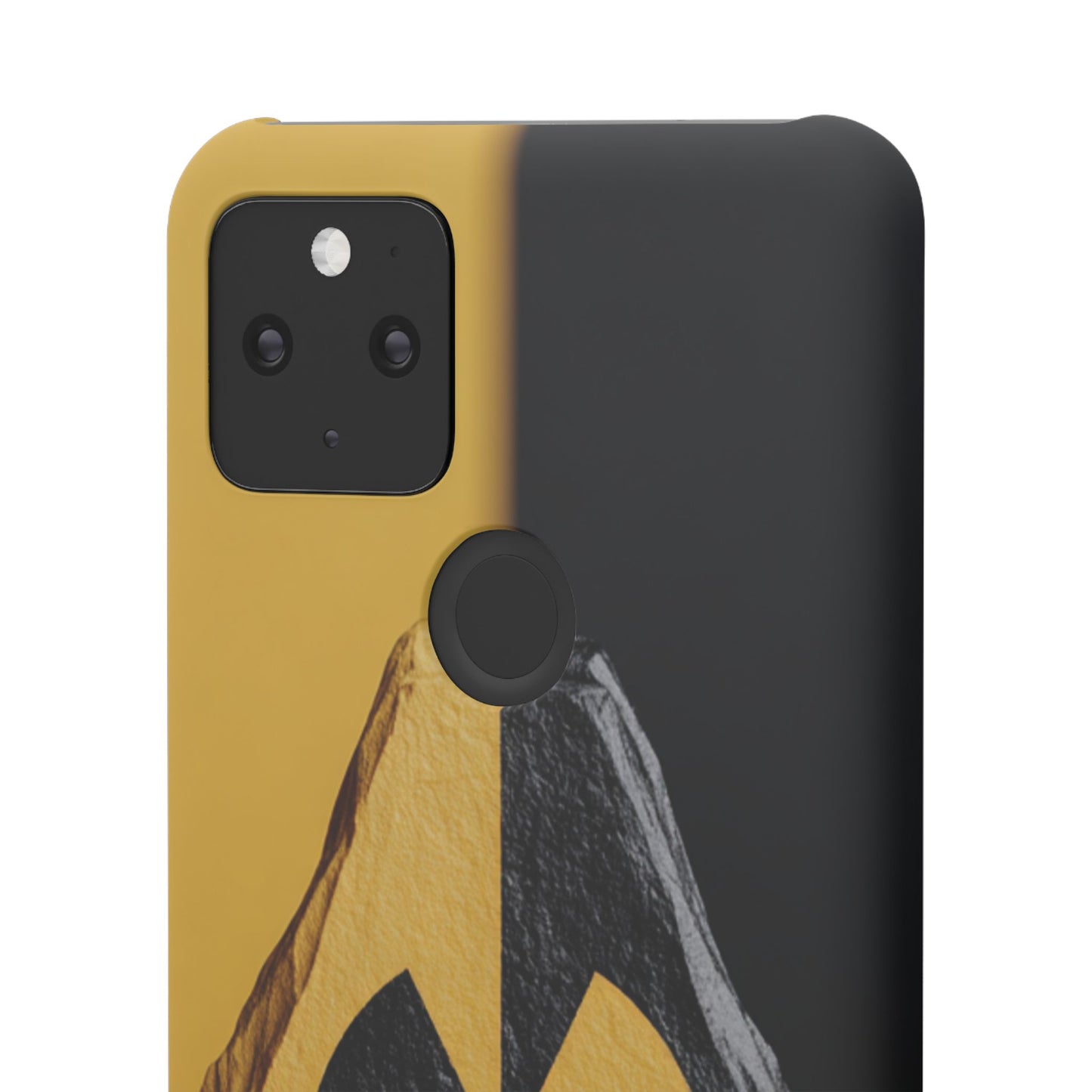 Bold Graphic Snap Case, Radiation Symbol Phone Cover, Trendy Phone Accessory, Unique Gift for Tech Lovers, Stylish Mobile Case