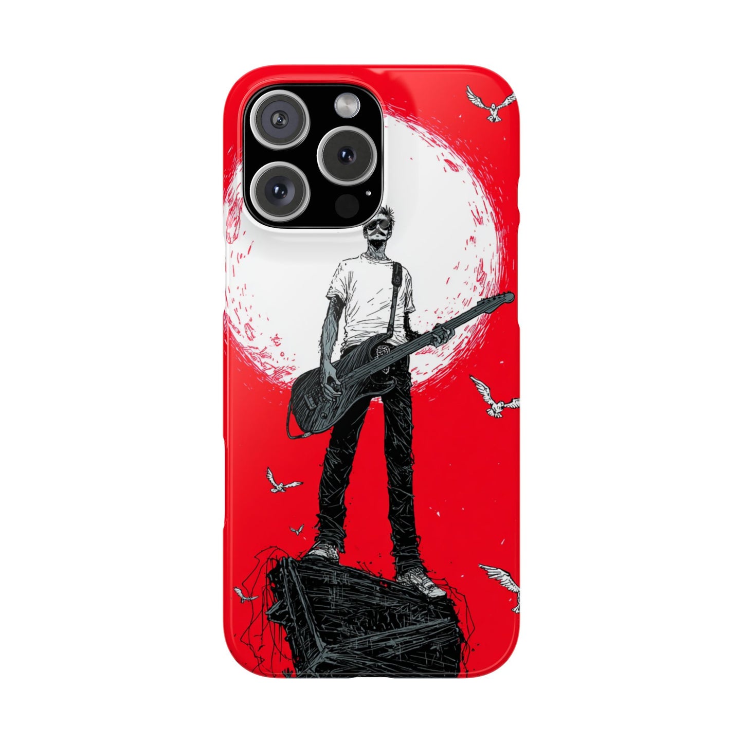 Rock & Roll Snap Cases - Music Lover's Phone Protection, Edgy Art, Gift for Guitarists, Cool Accessory for Teens