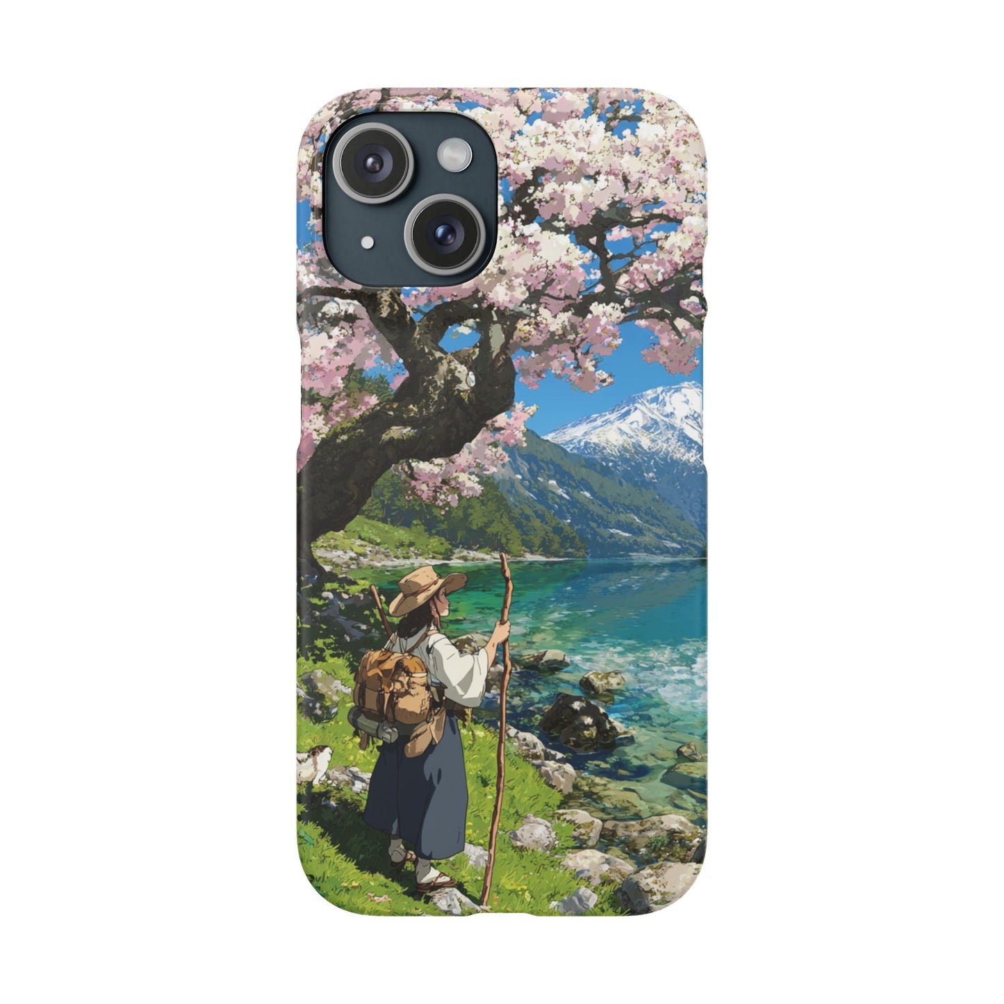 Nature-Inspired Snap Cases for Phone Protection, Floral Phone Covers, Cherry Blossom Aesthetic, Gifts for Nature Lovers, Spring Accessories
