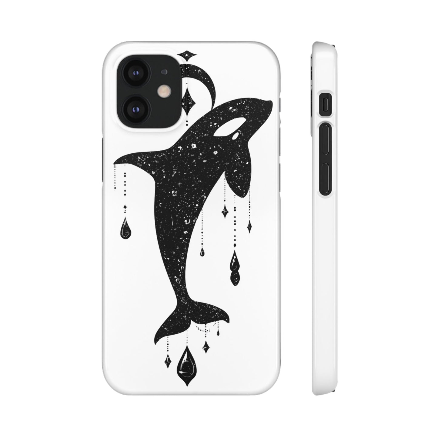 Celestial Orca Snap Case | Phone Cover, Whale Lover Gift, Cosmic Decor, Unique Art, Ocean Vibe