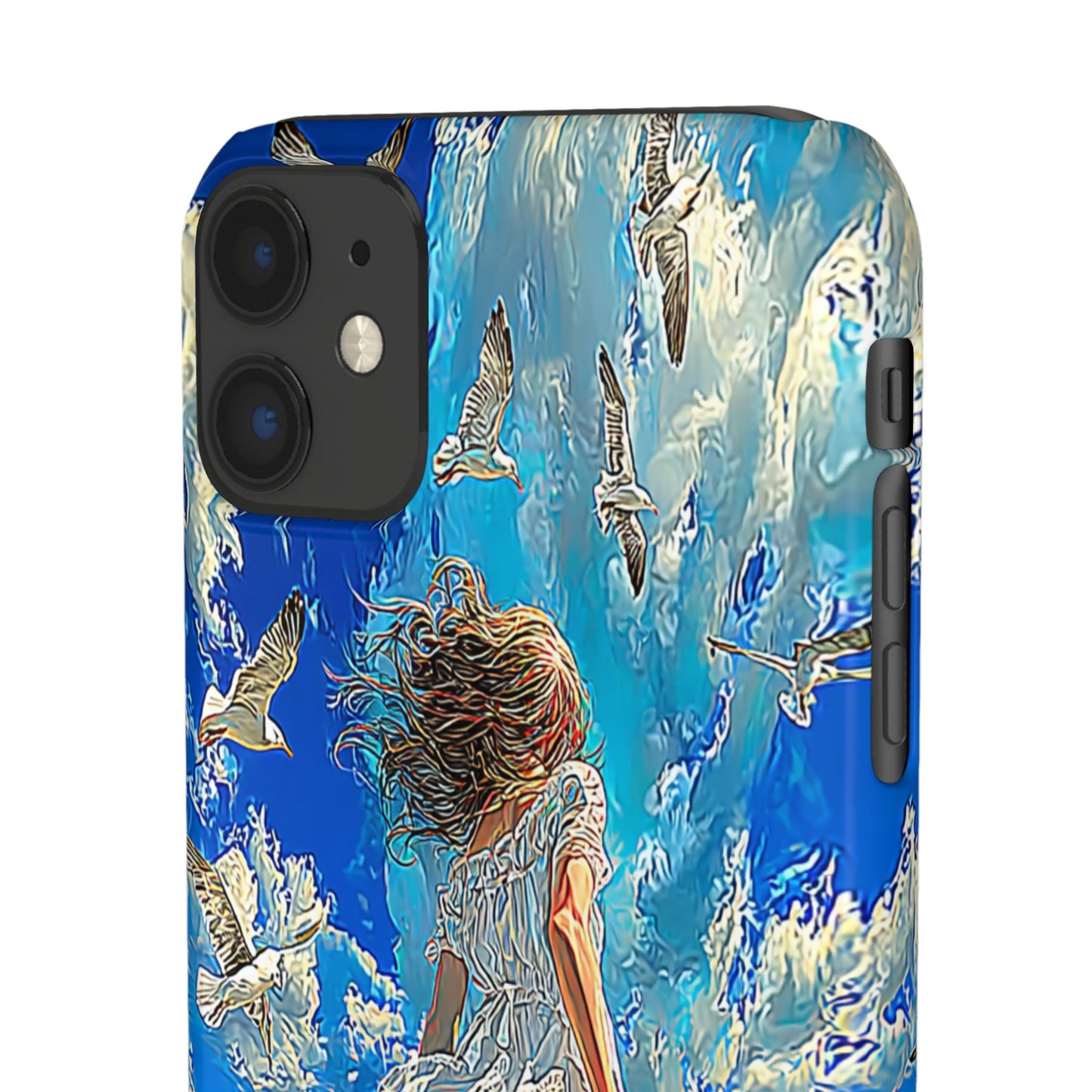 Dreamy Seaside Snap Case, Ocean Waves Phone Cover, Summer Vibe Gift, Cute Aesthetic Accessory, Beach Lover Case