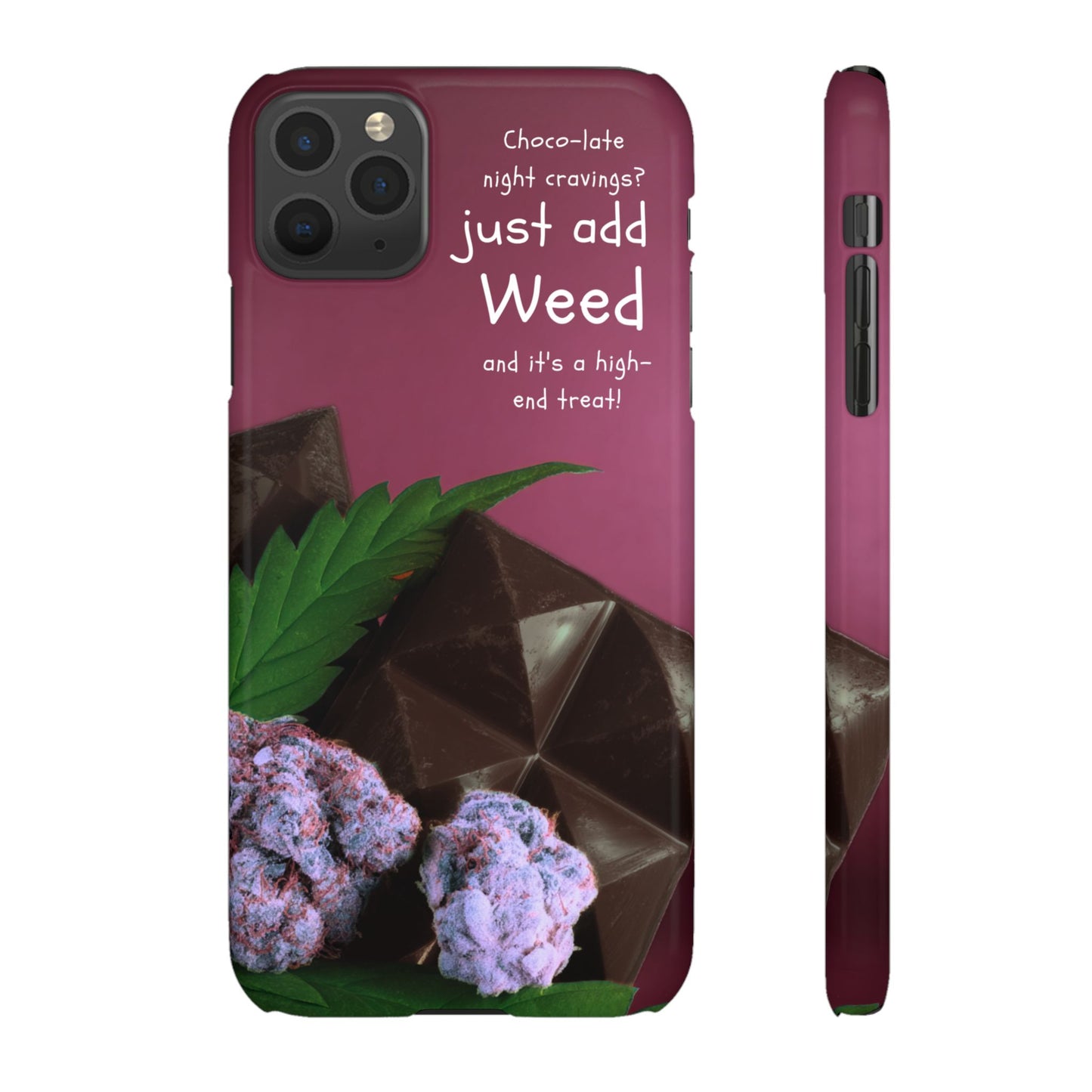 High-End Treat Snap Cases for Weed Enthusiasts Iphone and Samsung Phone Cover