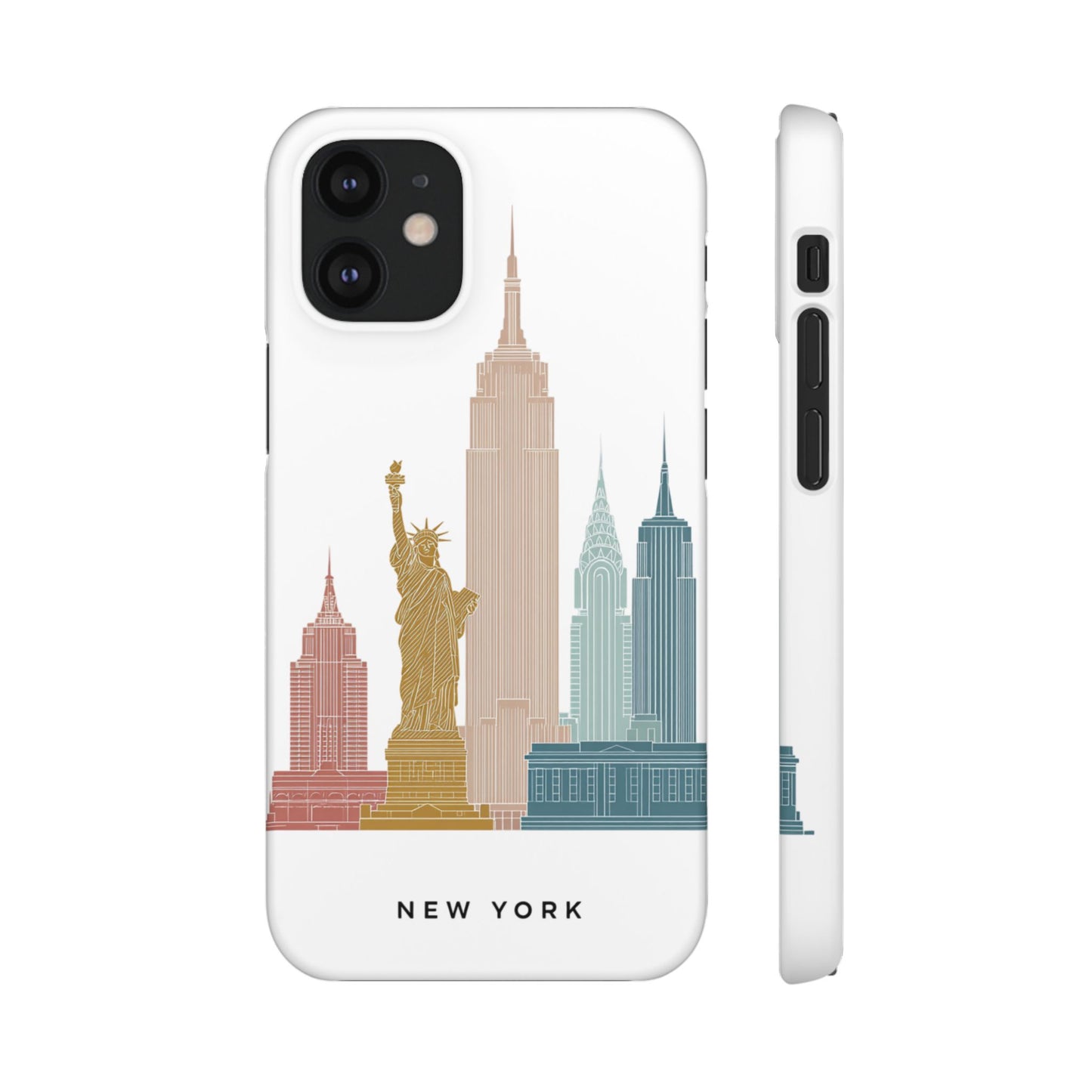 Stylish New York Snap Case, Urban Phone Cover, Cityscape Phone Case, Gift for Travelers, Trendy Protective Case