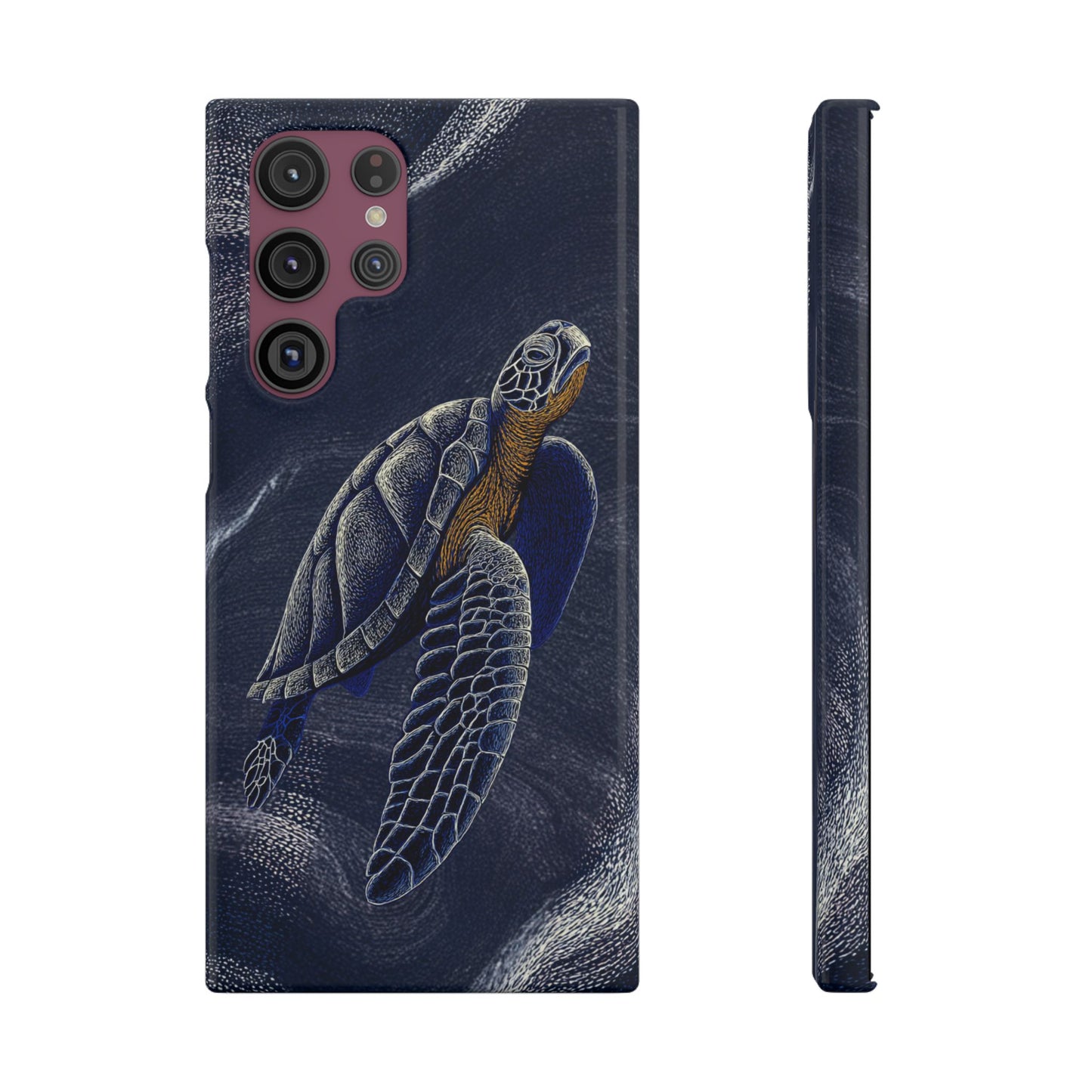 Marine Turtle Snap Case for Nature Lovers Phone Covers For Iphones and Samsungs Customization
