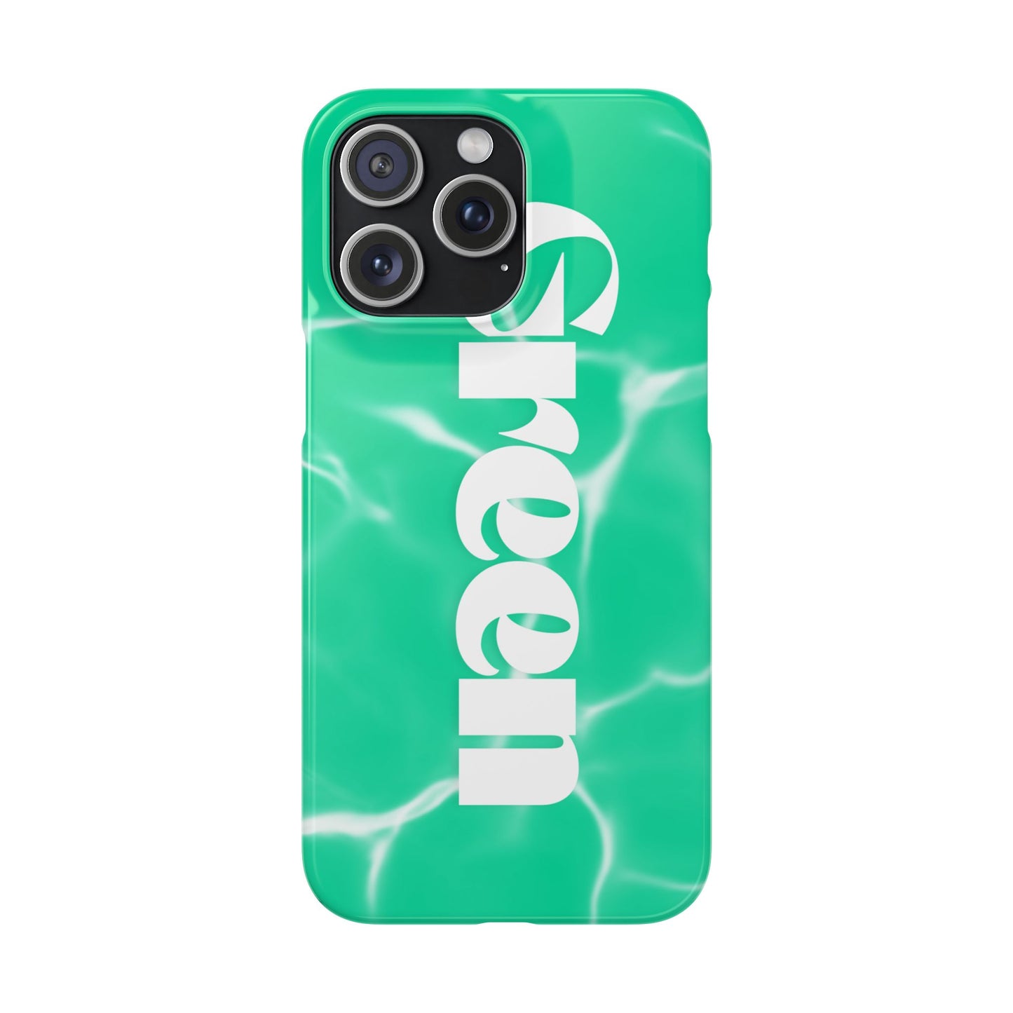 Aqua Pool Vibe Snap Case, Tropical Phone Cover, Summer Accessory, Trendy Gift for Friends, Beach Lover's Essential