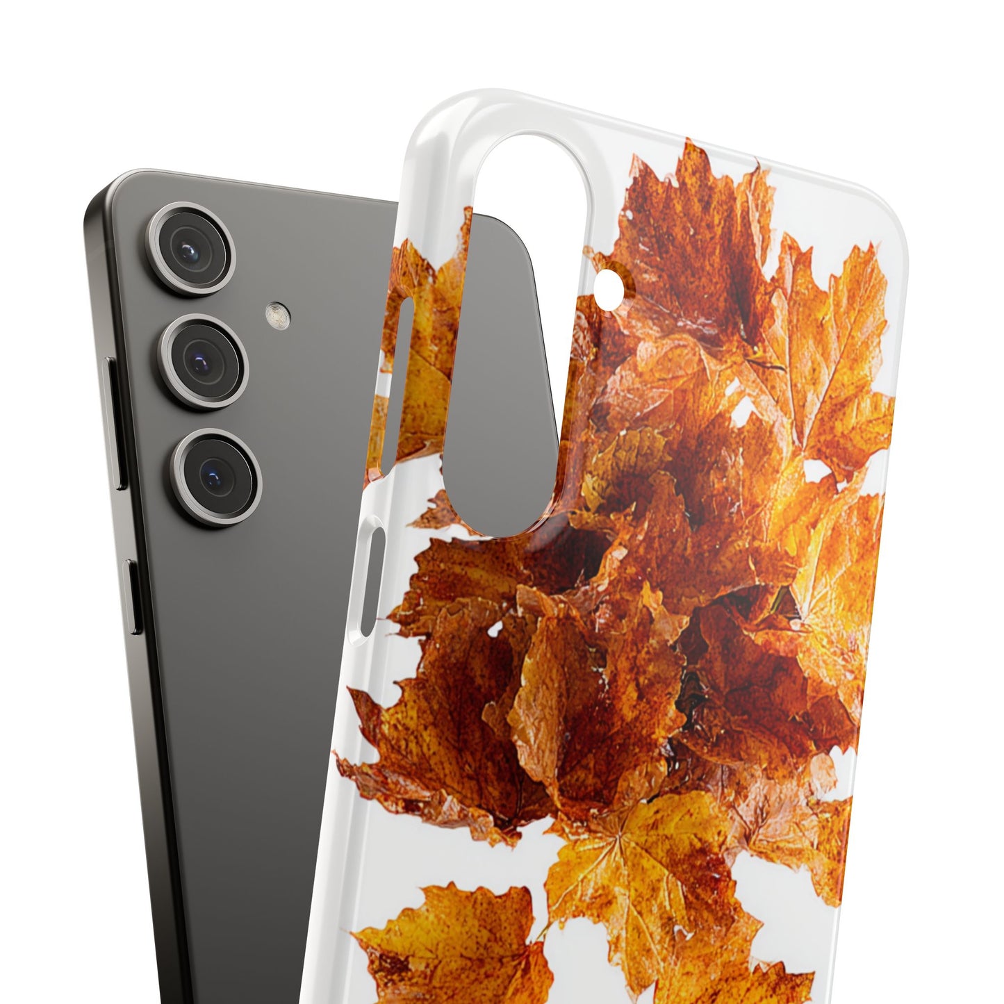 Autumn Leaf Phone Case | Fall Snap Cases, Phone Accessories, Nature Lover Gift, Seasonal Decor, Cozy Fall Vibes