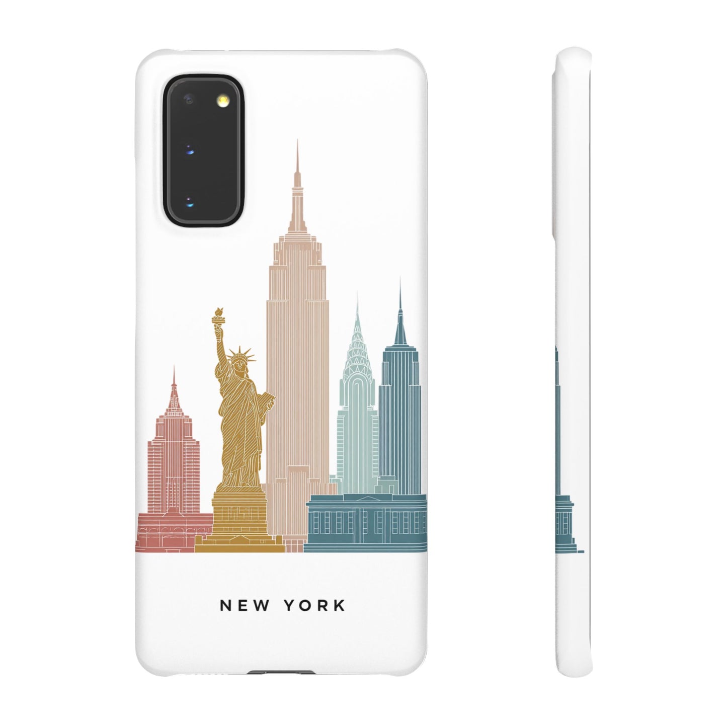 Stylish New York Snap Case, Urban Phone Cover, Cityscape Phone Case, Gift for Travelers, Trendy Protective Case