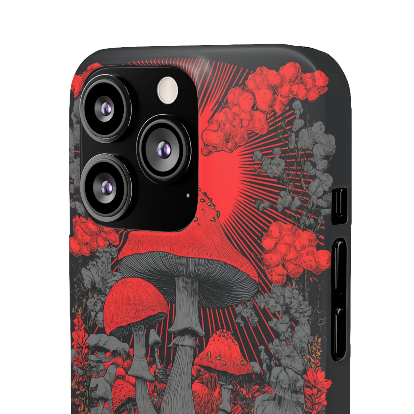 Fantasy Mushroom Snap Case Custom Phone Cover for iPhone and Samsung Mate and Glossy Avvialable