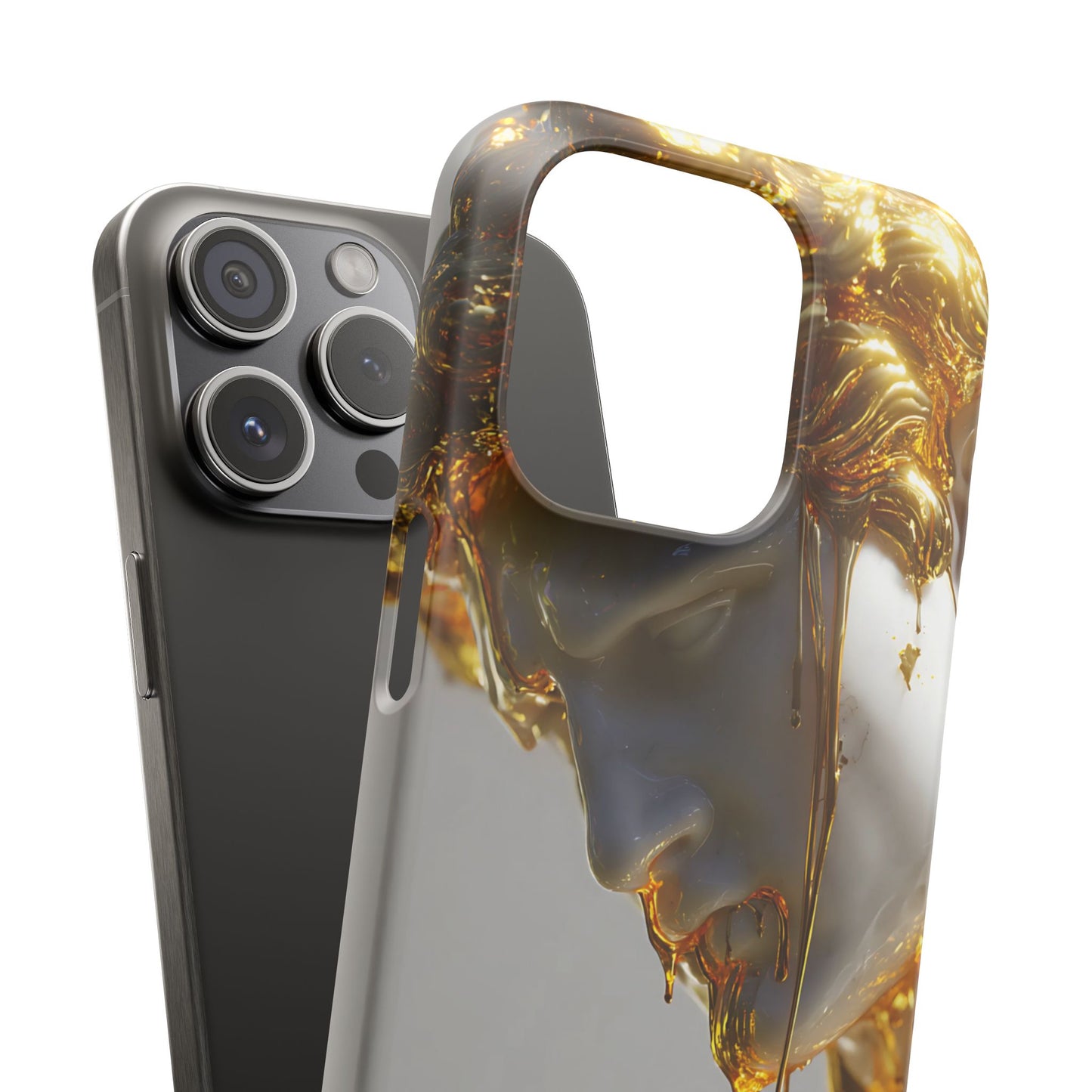 Gold Goddess Art Snap Case, Artistic Phone Cover, Unique Phone Accessory, Gift for Art Lovers, Stylish Protection