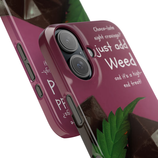 High-End Treat Snap Cases for Weed Enthusiasts Iphone and Samsung Phone Cover