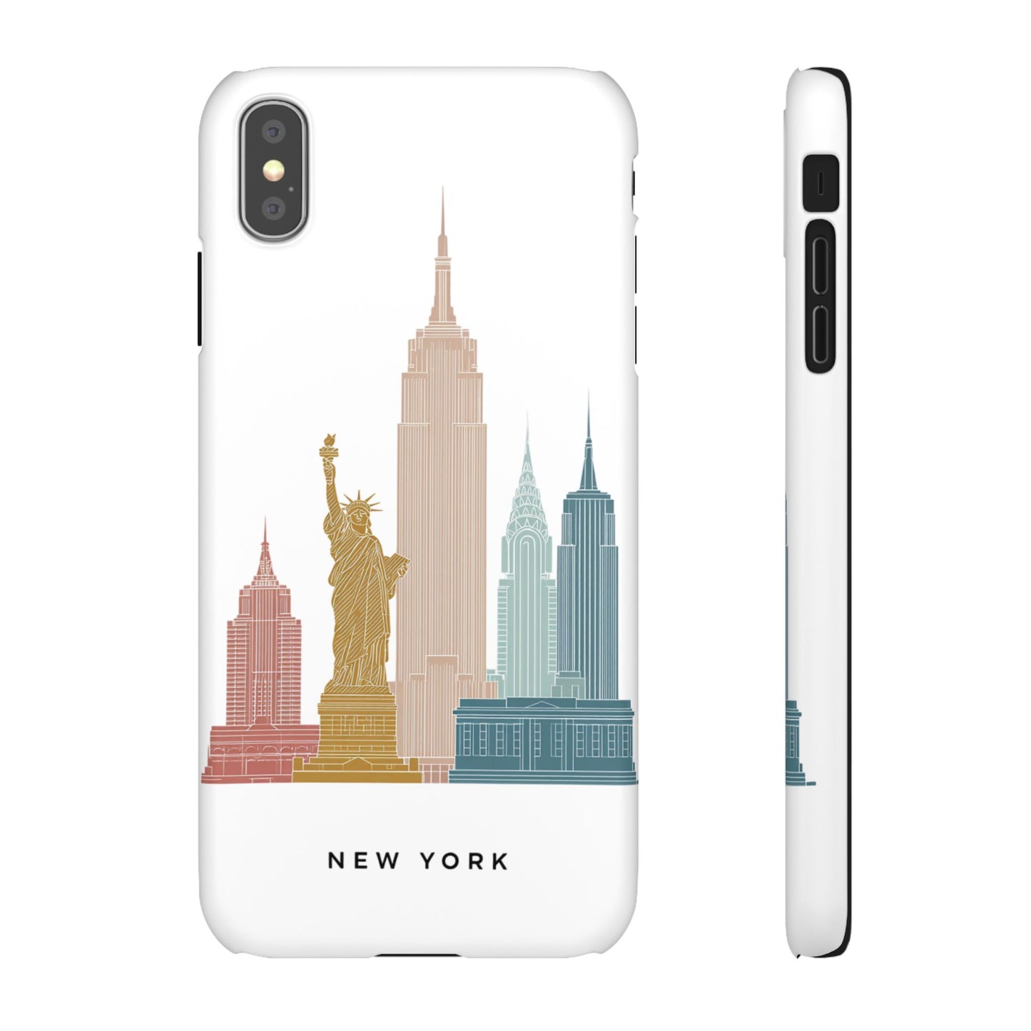 Stylish New York Snap Case, Urban Phone Cover, Cityscape Phone Case, Gift for Travelers, Trendy Protective Case