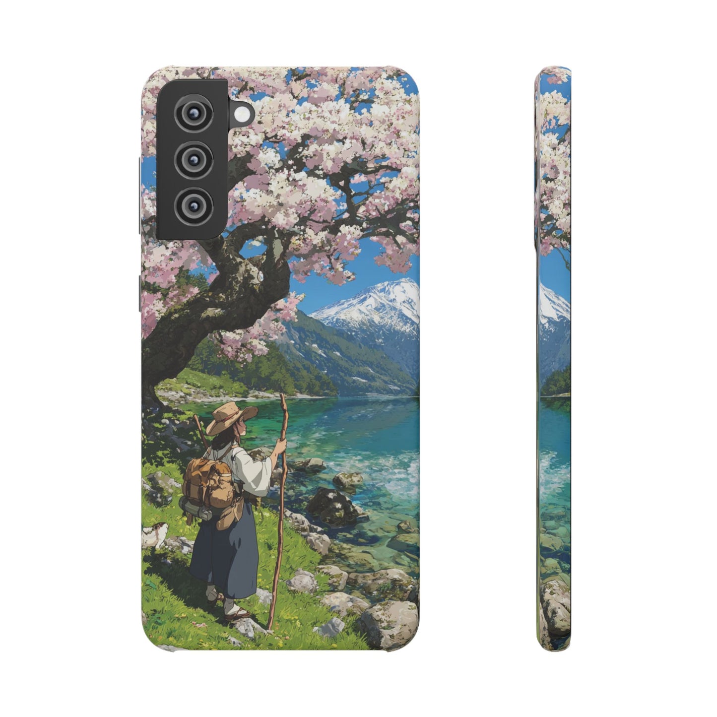 Nature-Inspired Snap Cases for Phone Protection, Floral Phone Covers, Cherry Blossom Aesthetic, Gifts for Nature Lovers, Spring Accessories