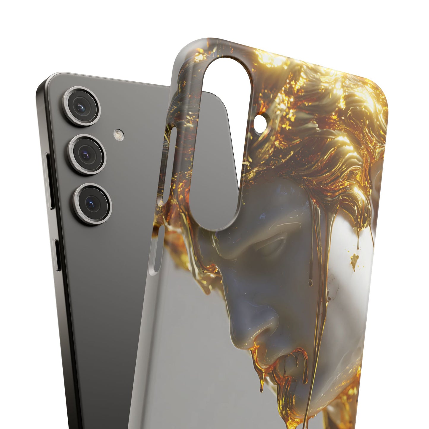 Gold Goddess Art Snap Case, Artistic Phone Cover, Unique Phone Accessory, Gift for Art Lovers, Stylish Protection