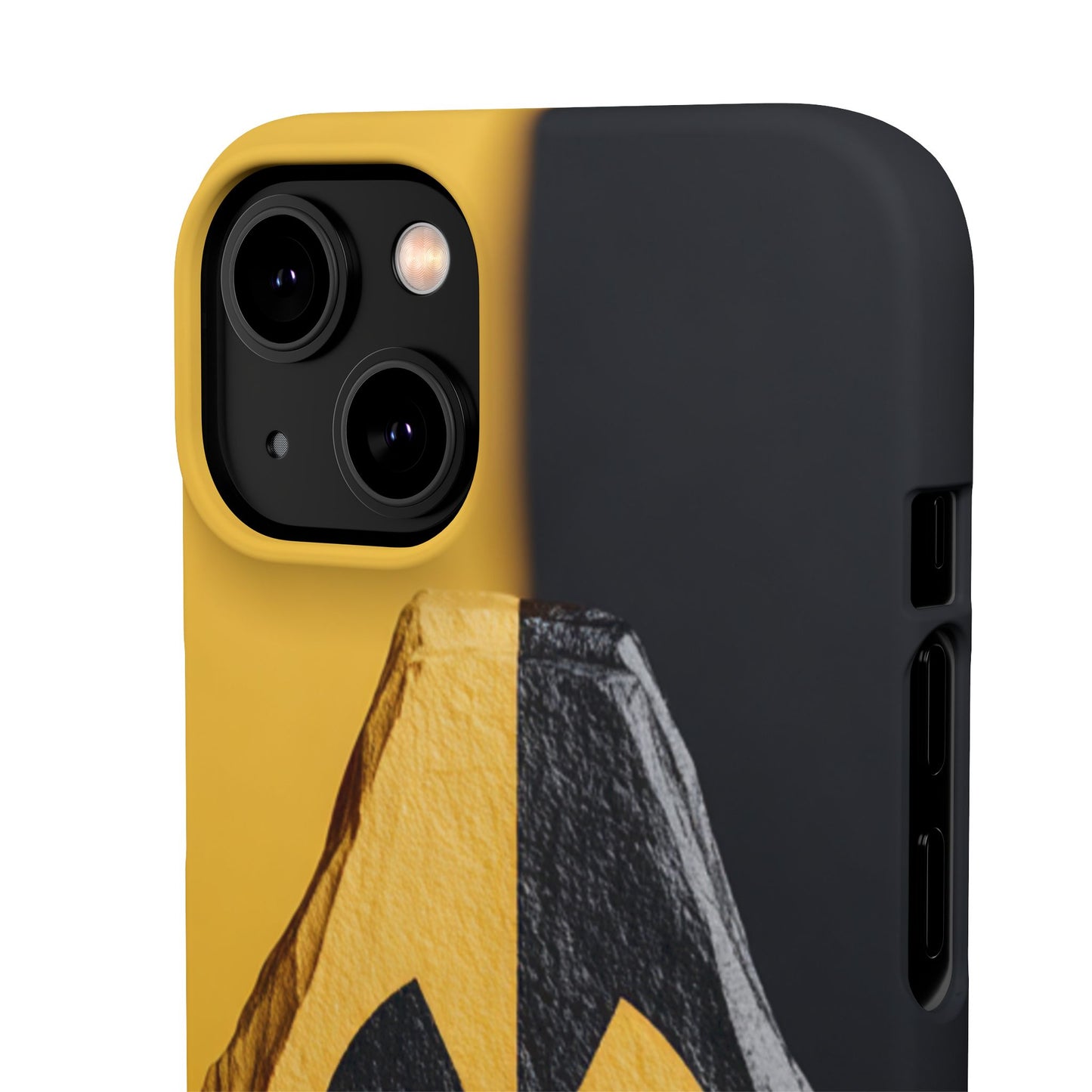 Bold Graphic Snap Case, Radiation Symbol Phone Cover, Trendy Phone Accessory, Unique Gift for Tech Lovers, Stylish Mobile Case