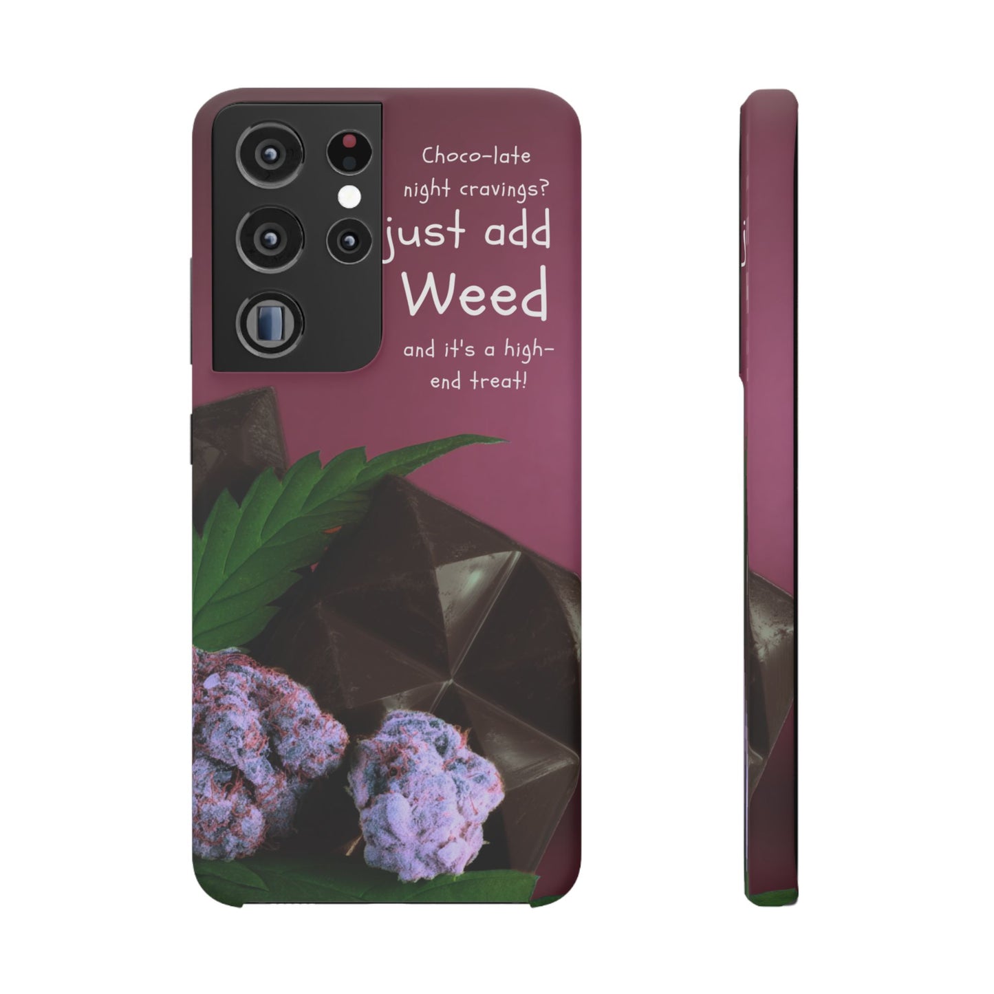 High-End Treat Snap Cases for Weed Enthusiasts Iphone and Samsung Phone Cover