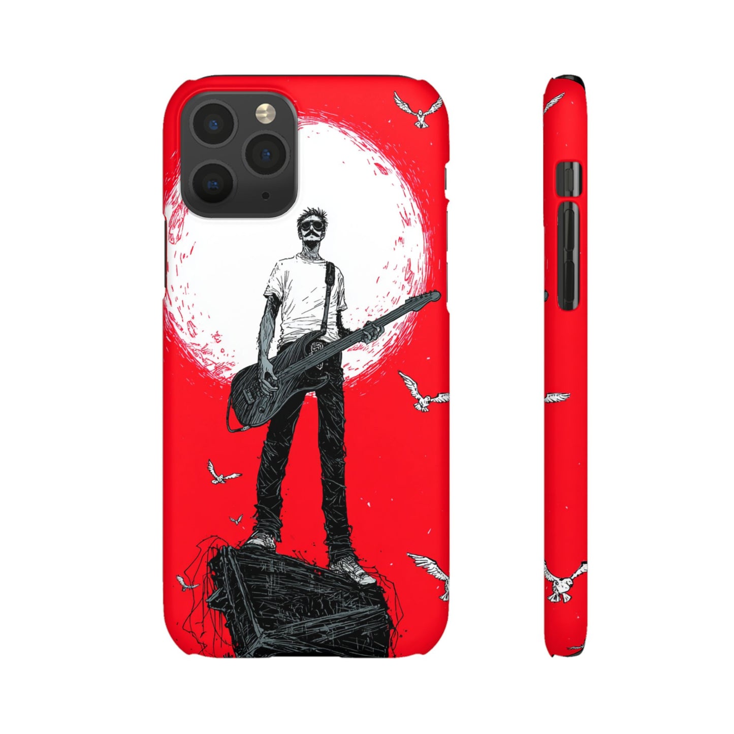 Rock & Roll Snap Cases - Music Lover's Phone Protection, Edgy Art, Gift for Guitarists, Cool Accessory for Teens