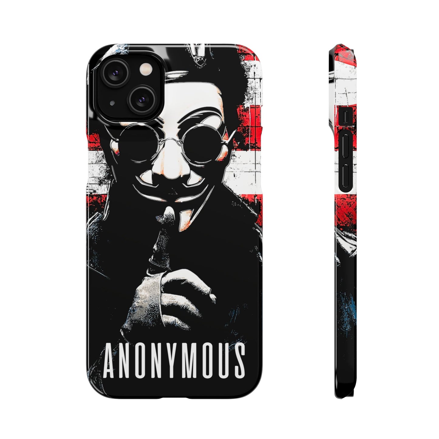 Anonimous & Guy Fawkes Art Snap Case and Protective Phone Cover For iPhone and Samsung