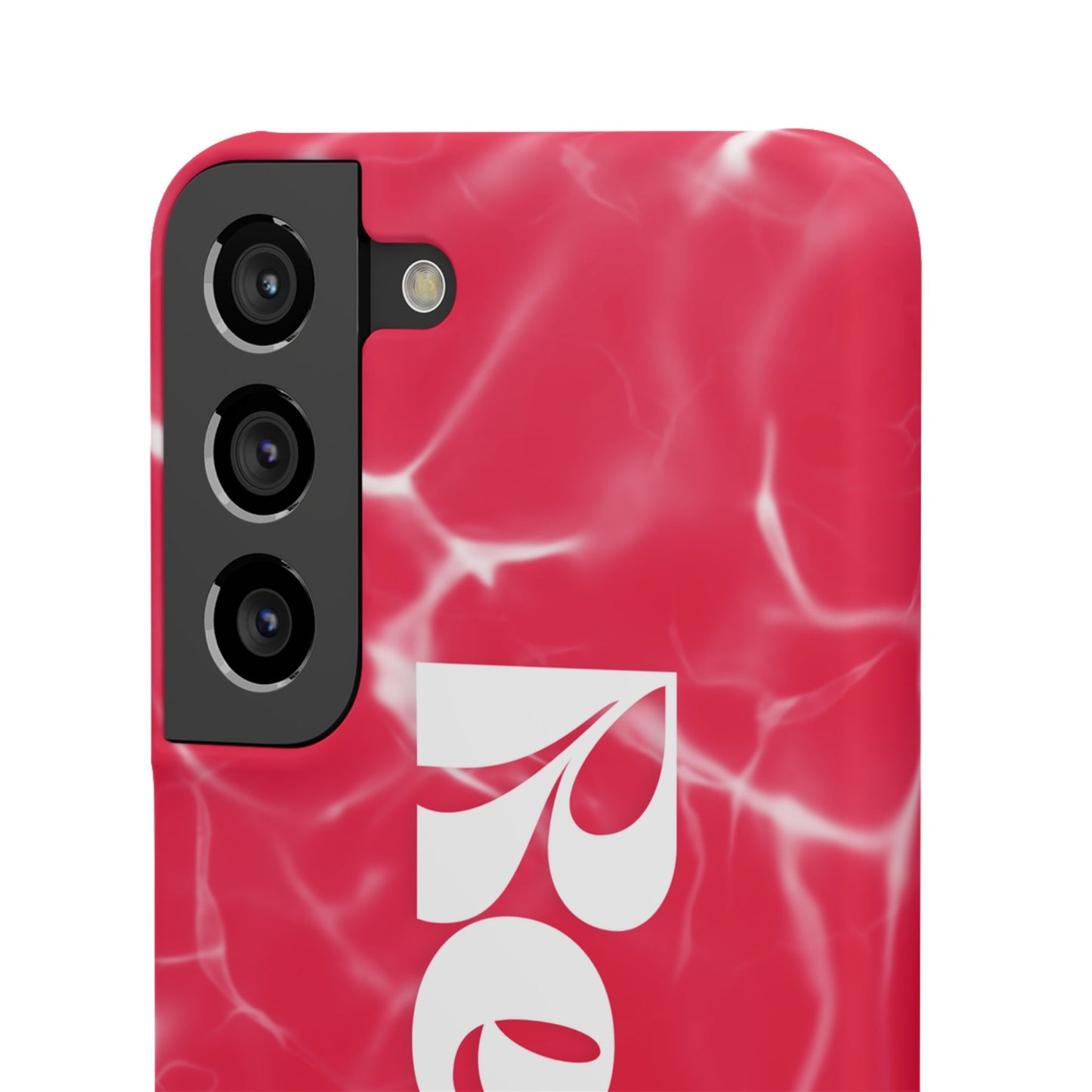 Vibrant Red Snap Case for iPhone, Trendy Phone Cover, Gift for Her, Summer Accessory, Stylish Tech Protection