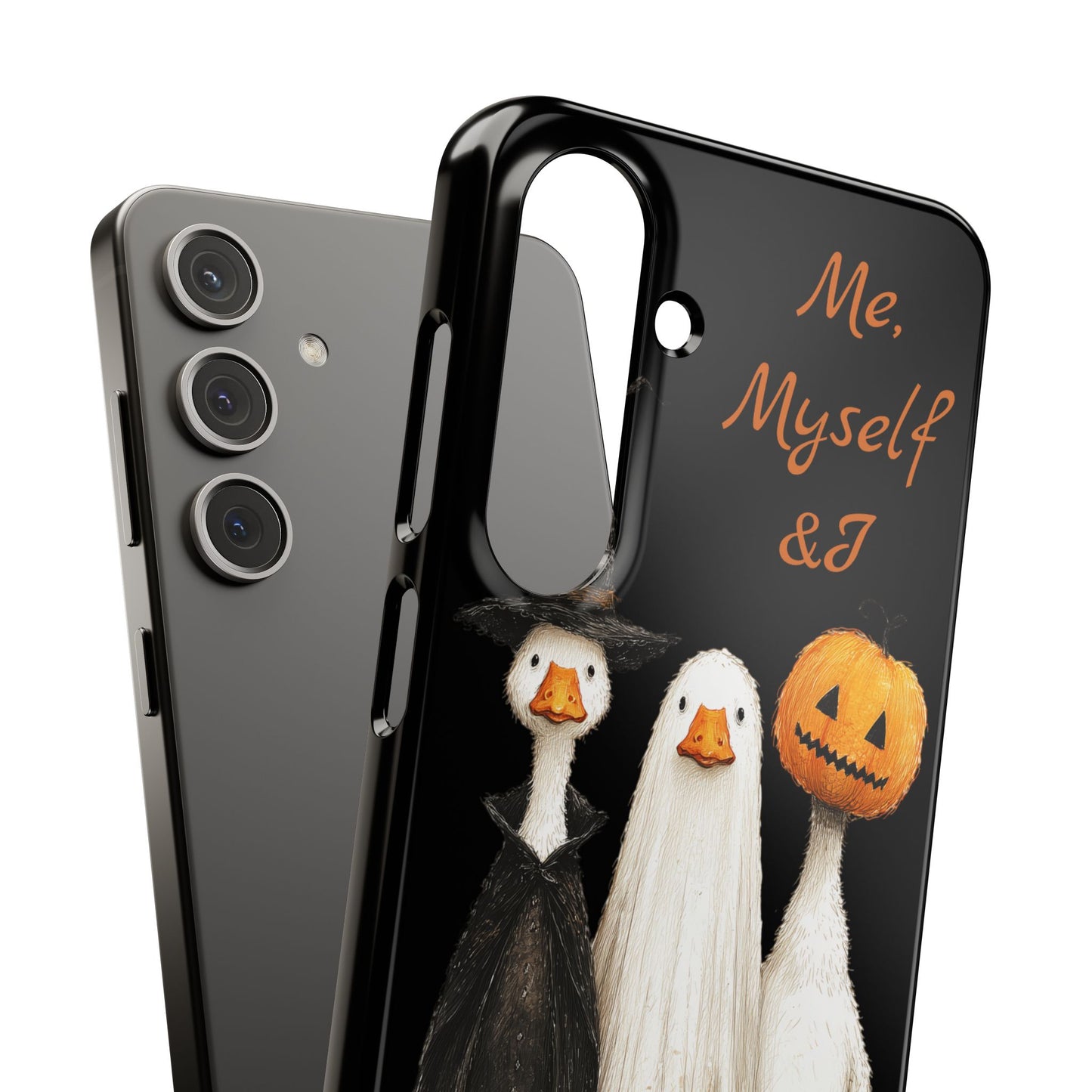 Halloween Goose Snap Case, Funny Goose Phone Case, Fall Accessories, Cute Halloween Gift, Me Myself & I Design